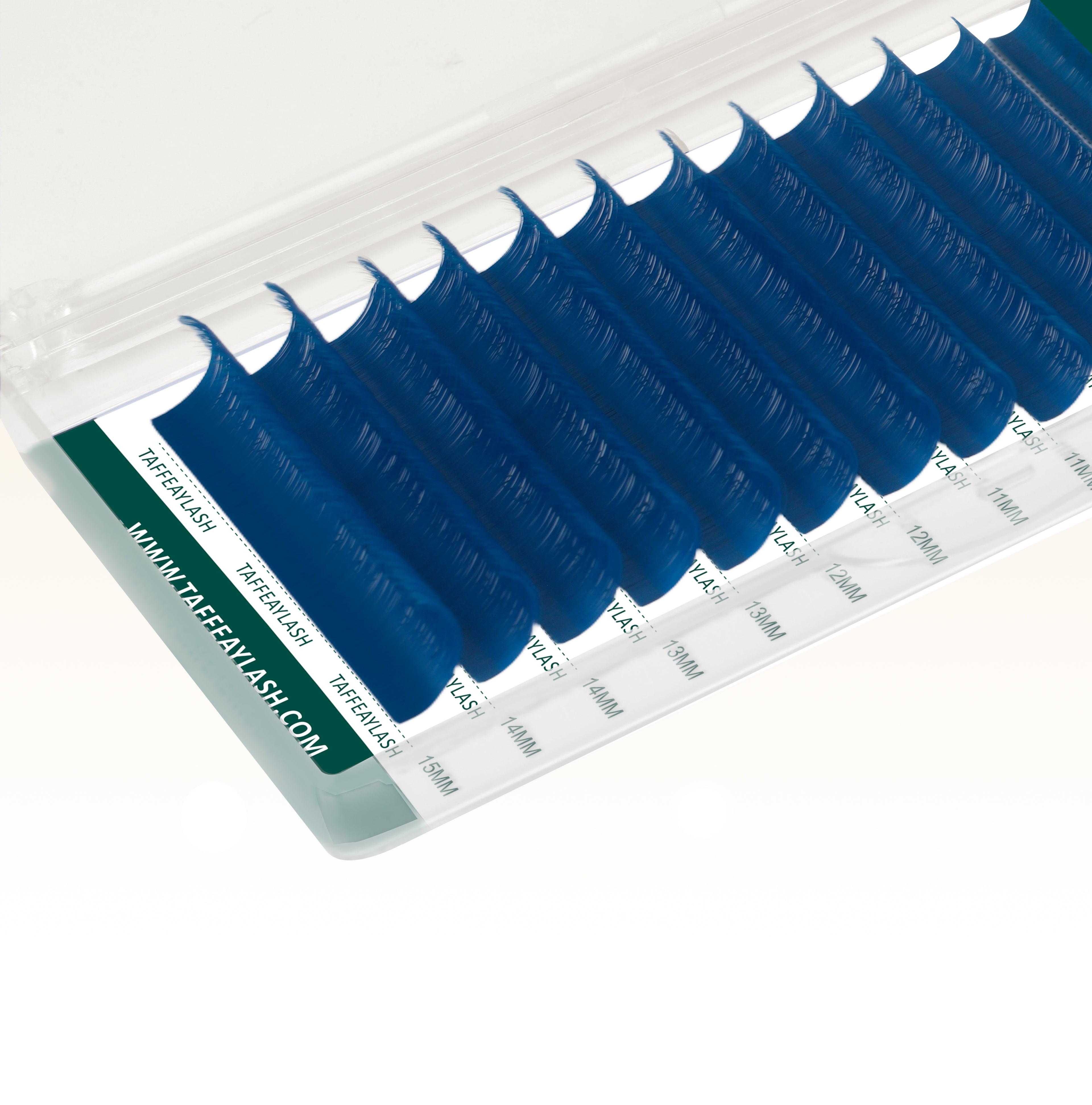 Blue Colored Lashes Extensions