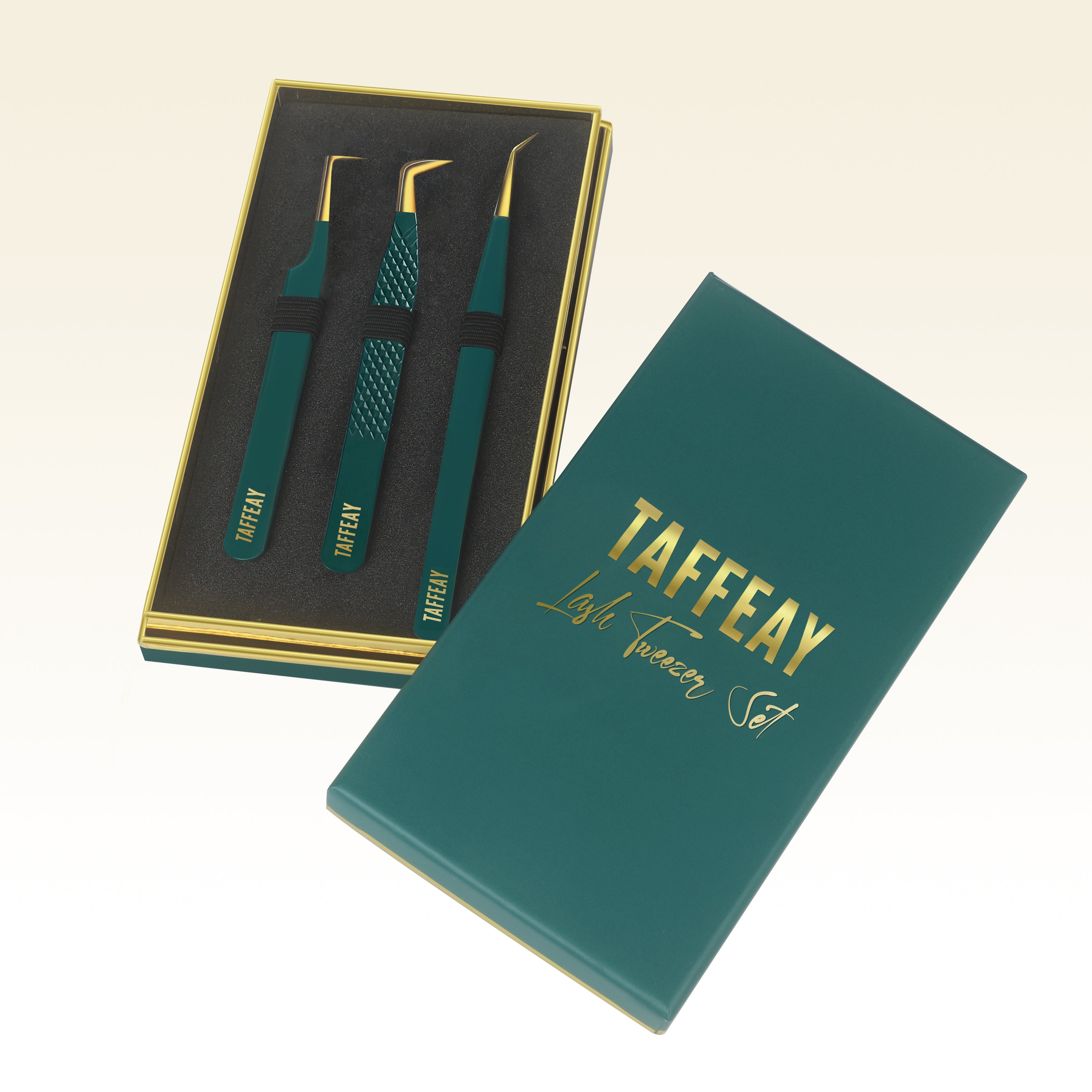 STY-03 Stunning Beauty Flawless Faning Tweezer Pro Set
