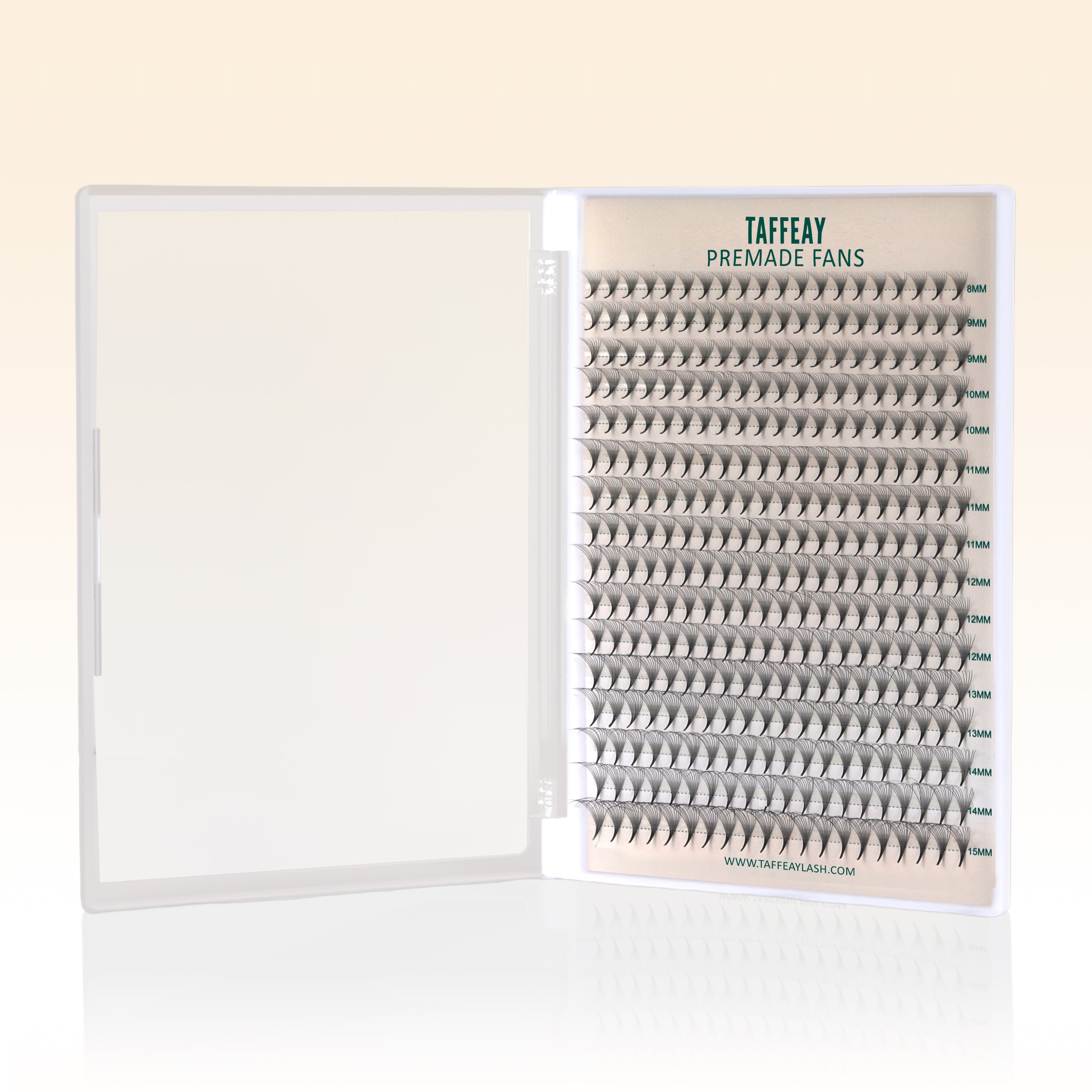 Taffeay 10D Premade Volume Pointy Base Lash Fans (320 fans)