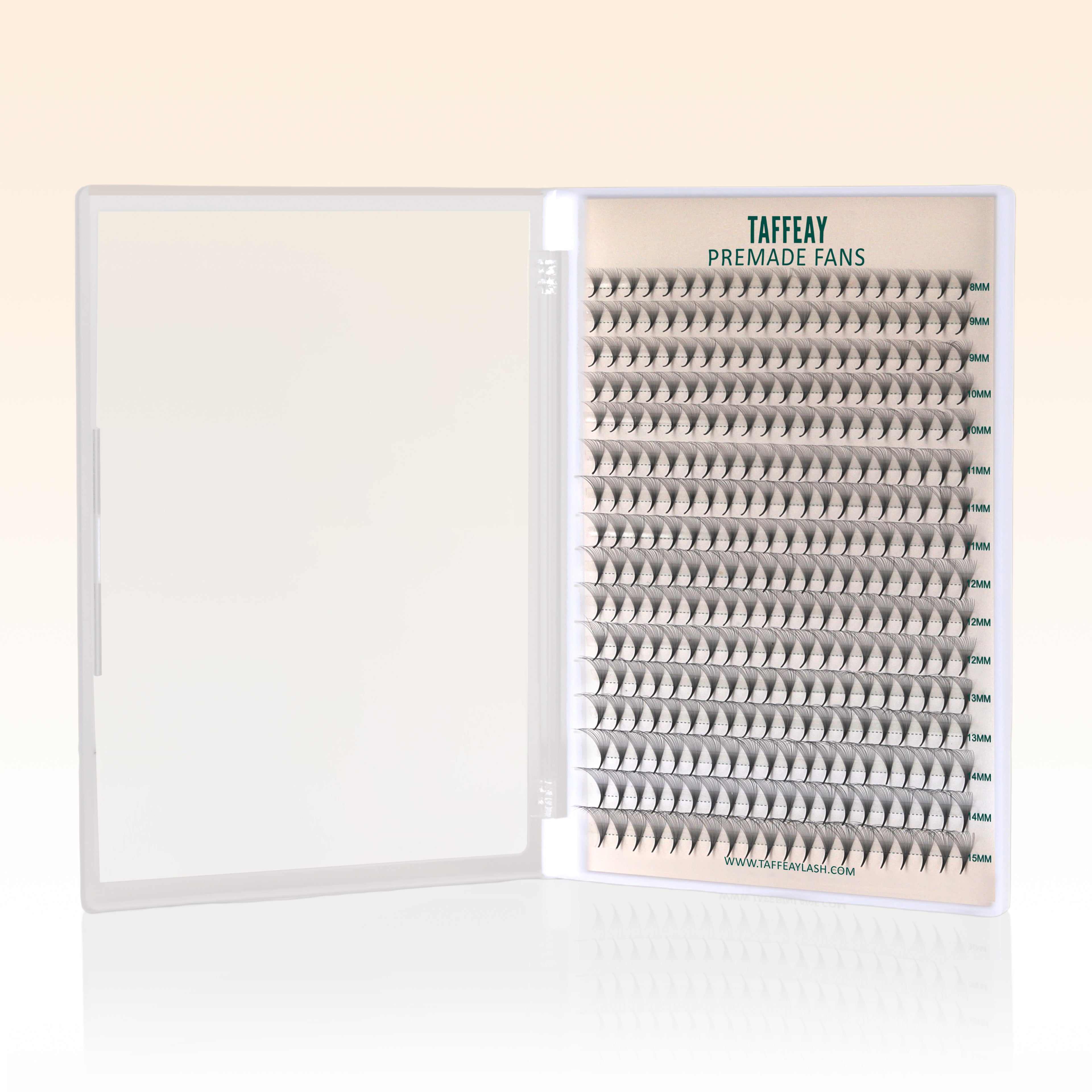 Taffeay 14D Premade Volume Pointy Base Lash Fans (320 fans)