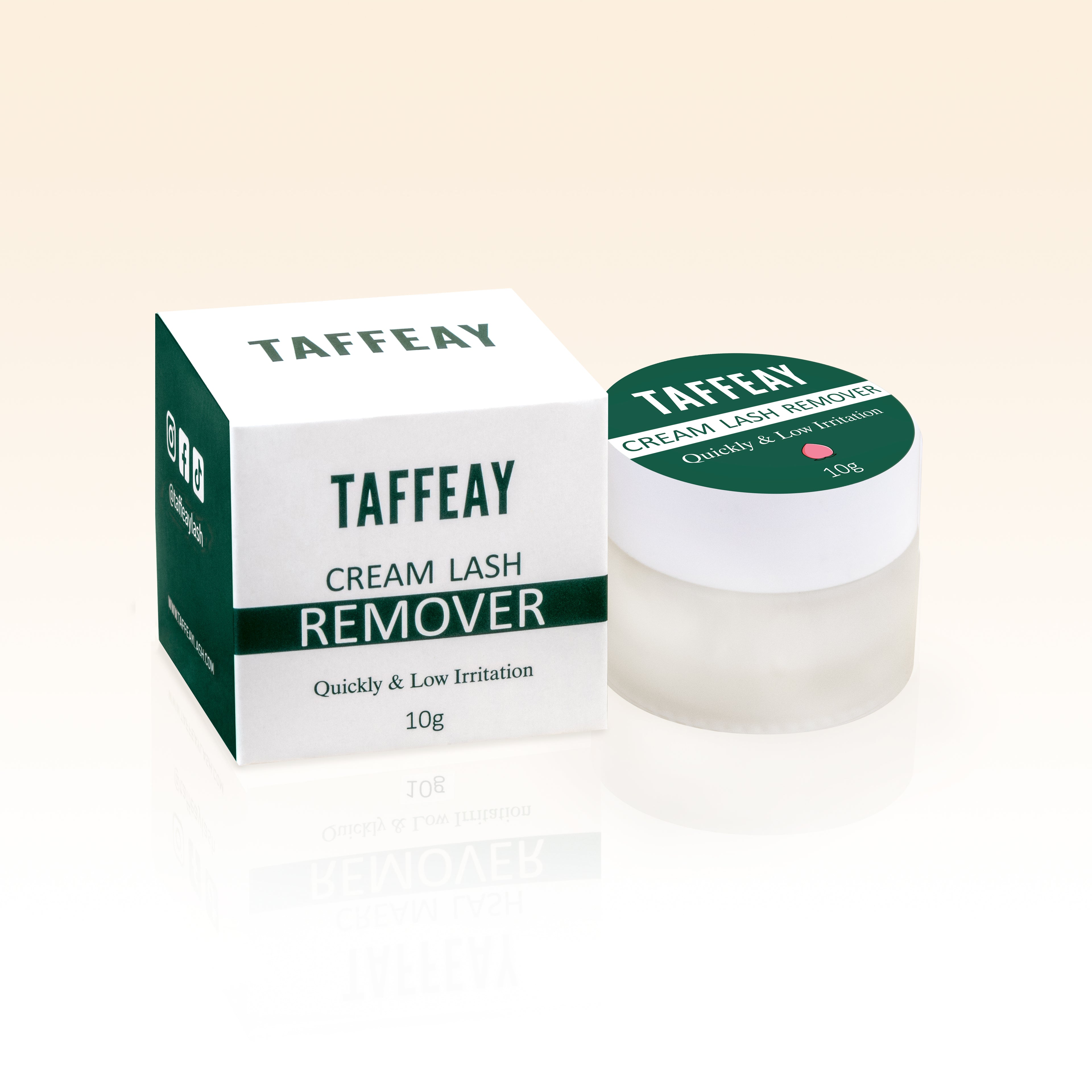 Taffeay Peach Non-Allergenic Eyelash Remover (10g)