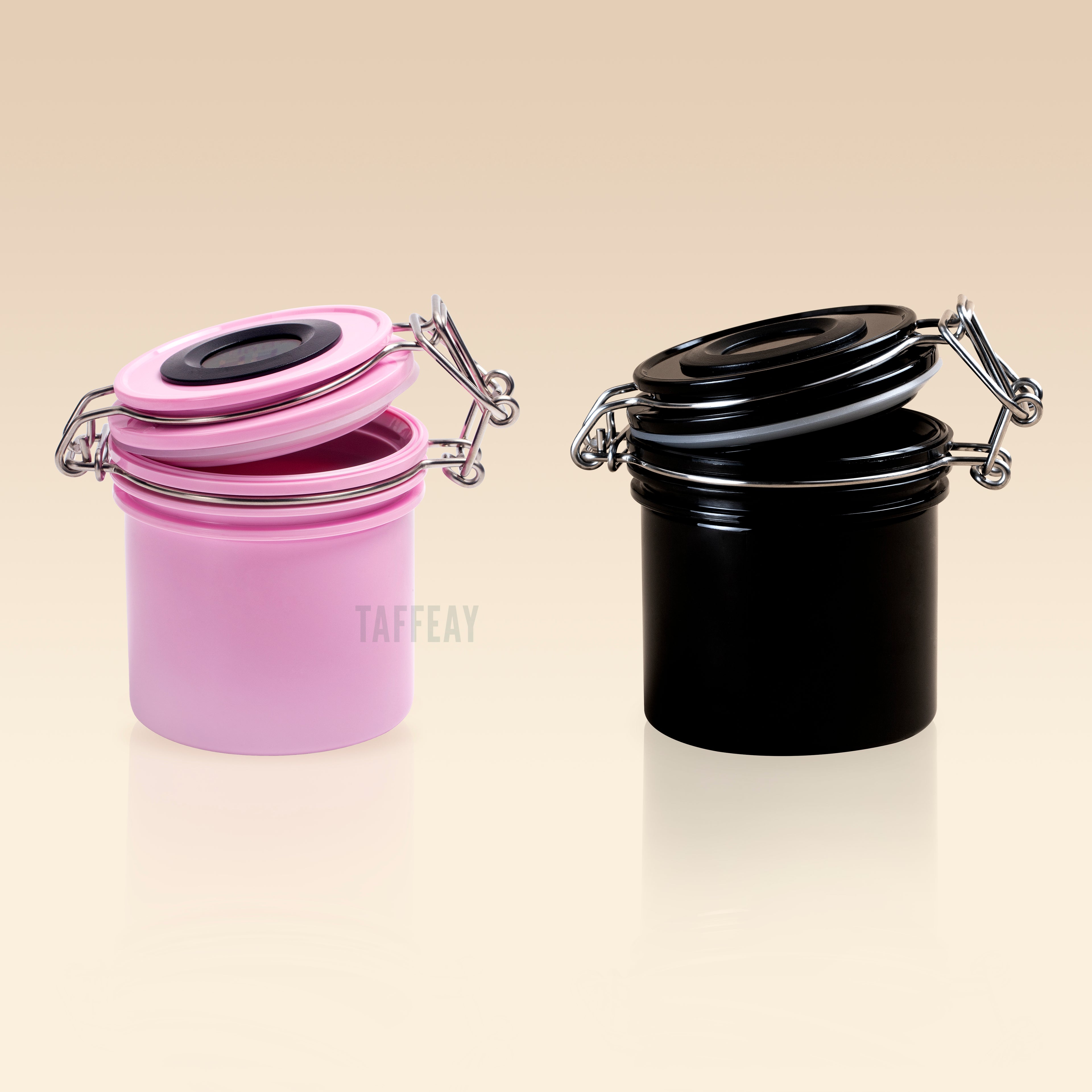 Taffeay Adhesive Storage Container With Humidity & Temperature