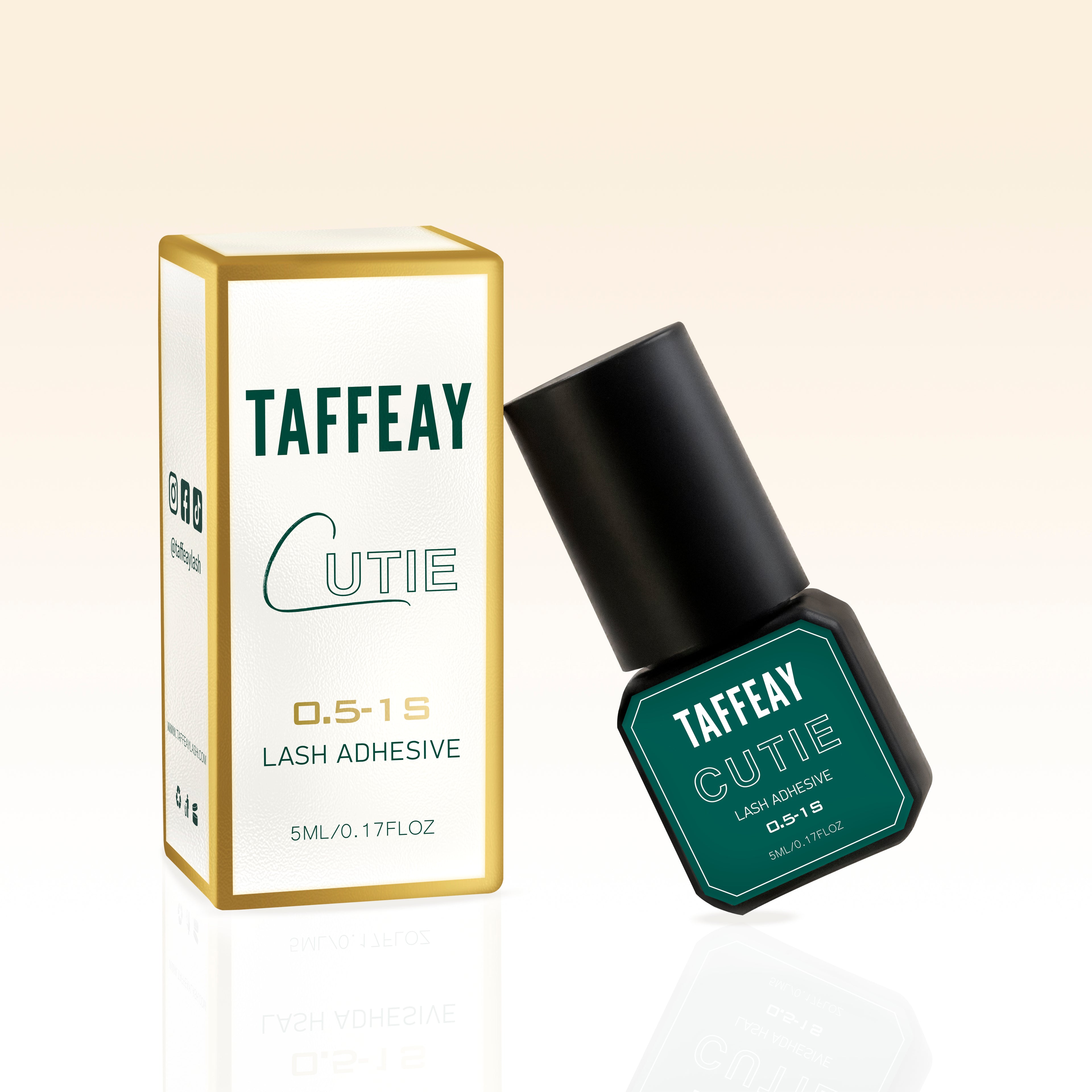 Taffeay 0.5-1 Second Cutie Adhesive Eyelash Extension Glue (5ml)