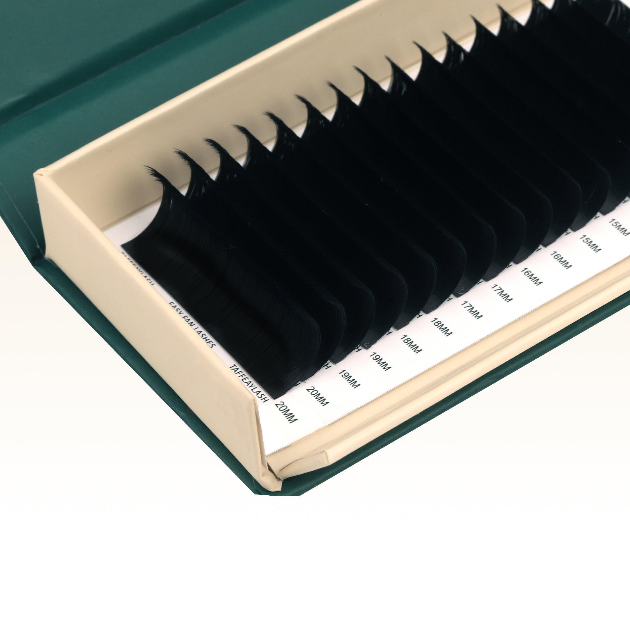 0.05MM Easy Fan Super Matte Black Volume Lashes Extensions (16 Rows)