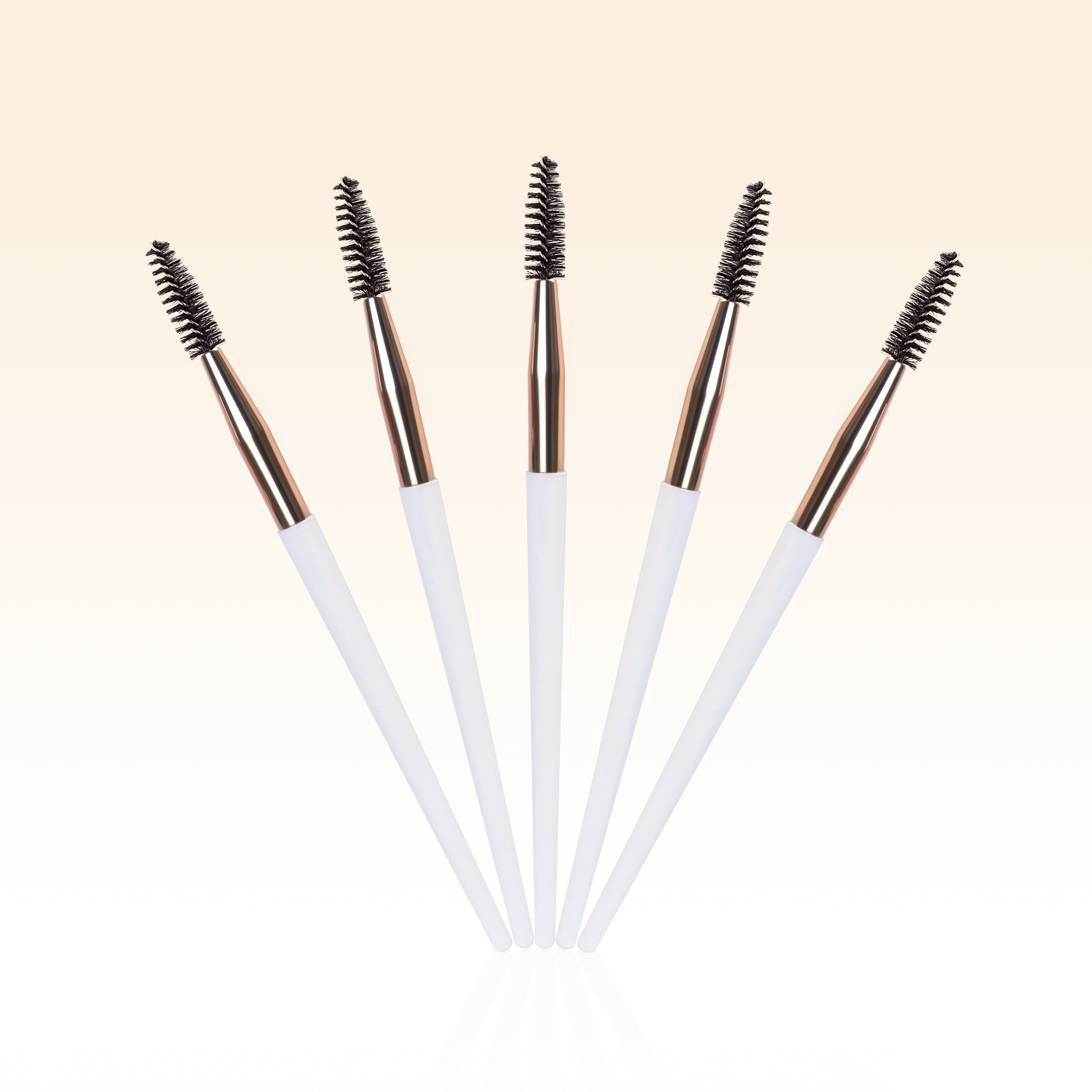 Taffeay White Lash Cleansing Brushes (5pcs/pack)