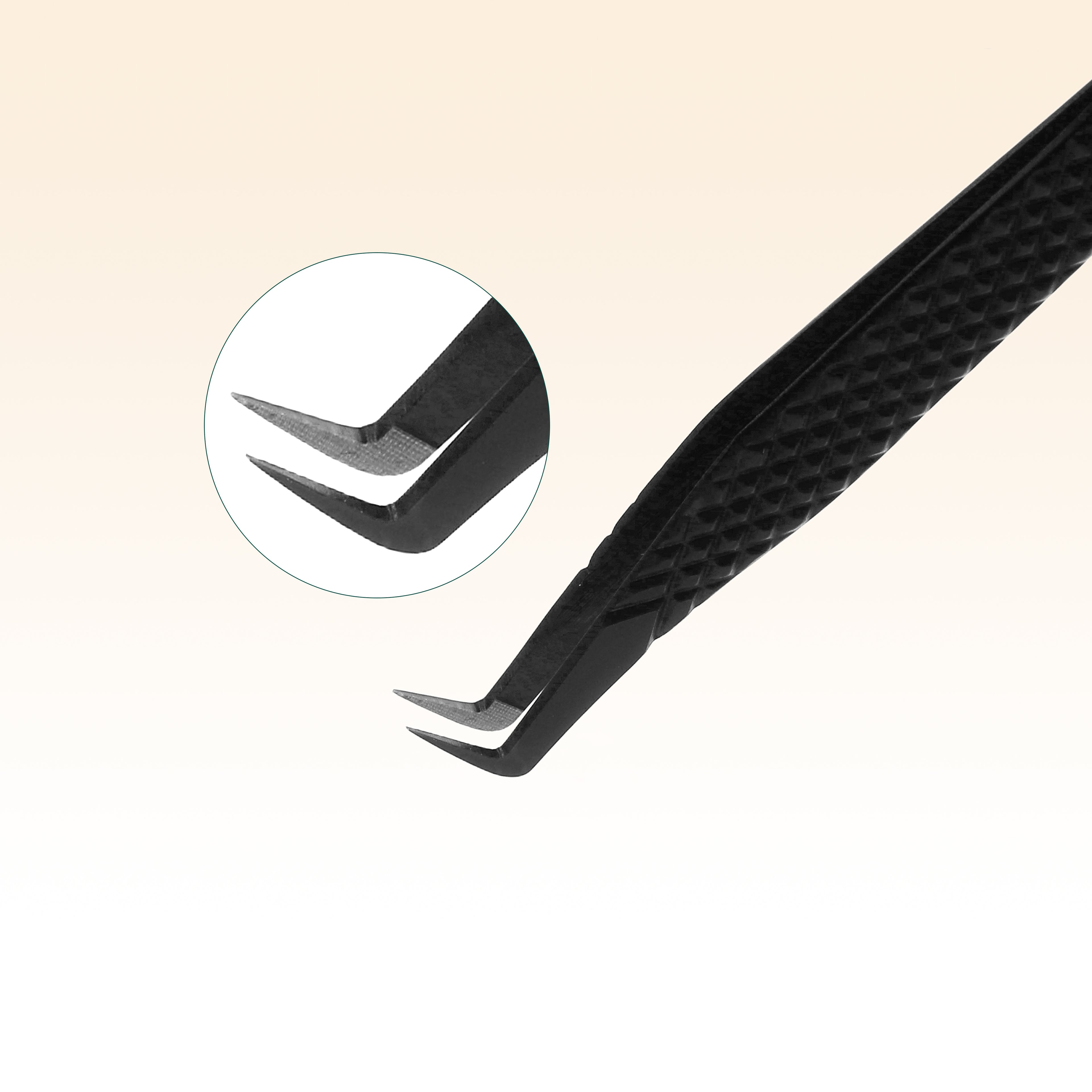 Taffeay TF-03 Black Fiber Tweezer
