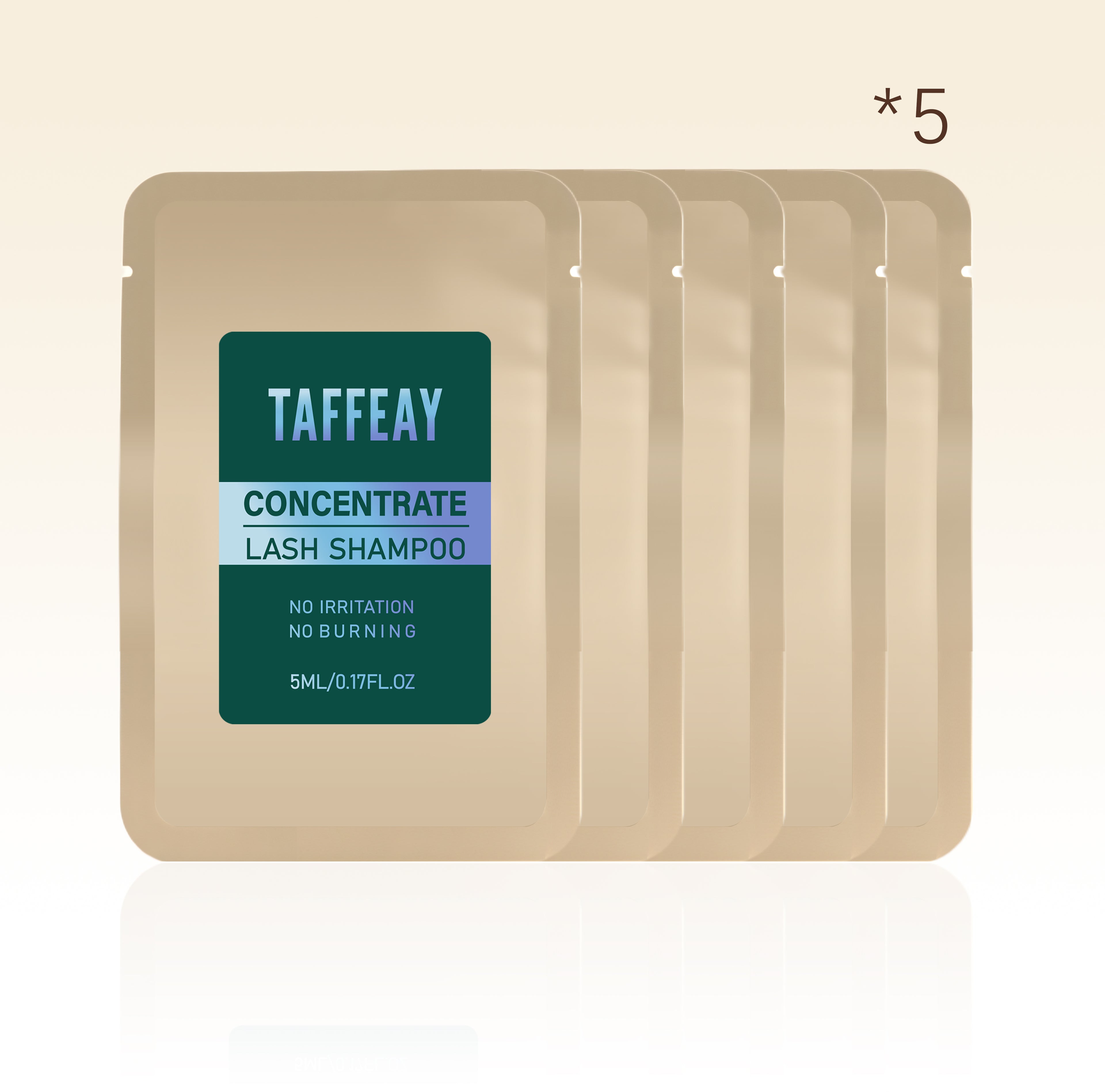 Taffeay Concentrated Lash Cleansing Mousse(5ml/pack)