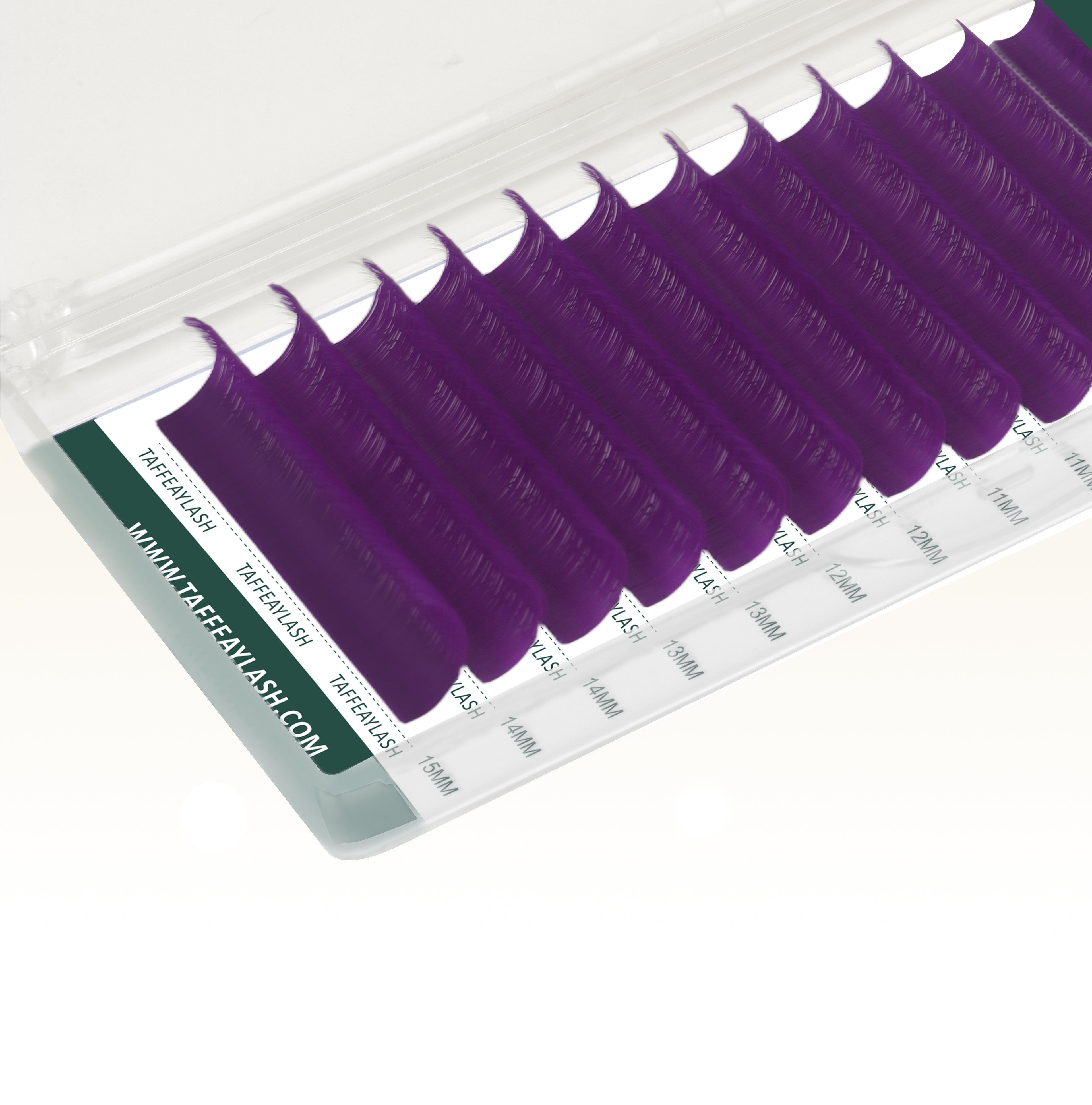 Purple Colored Lashes Extensions