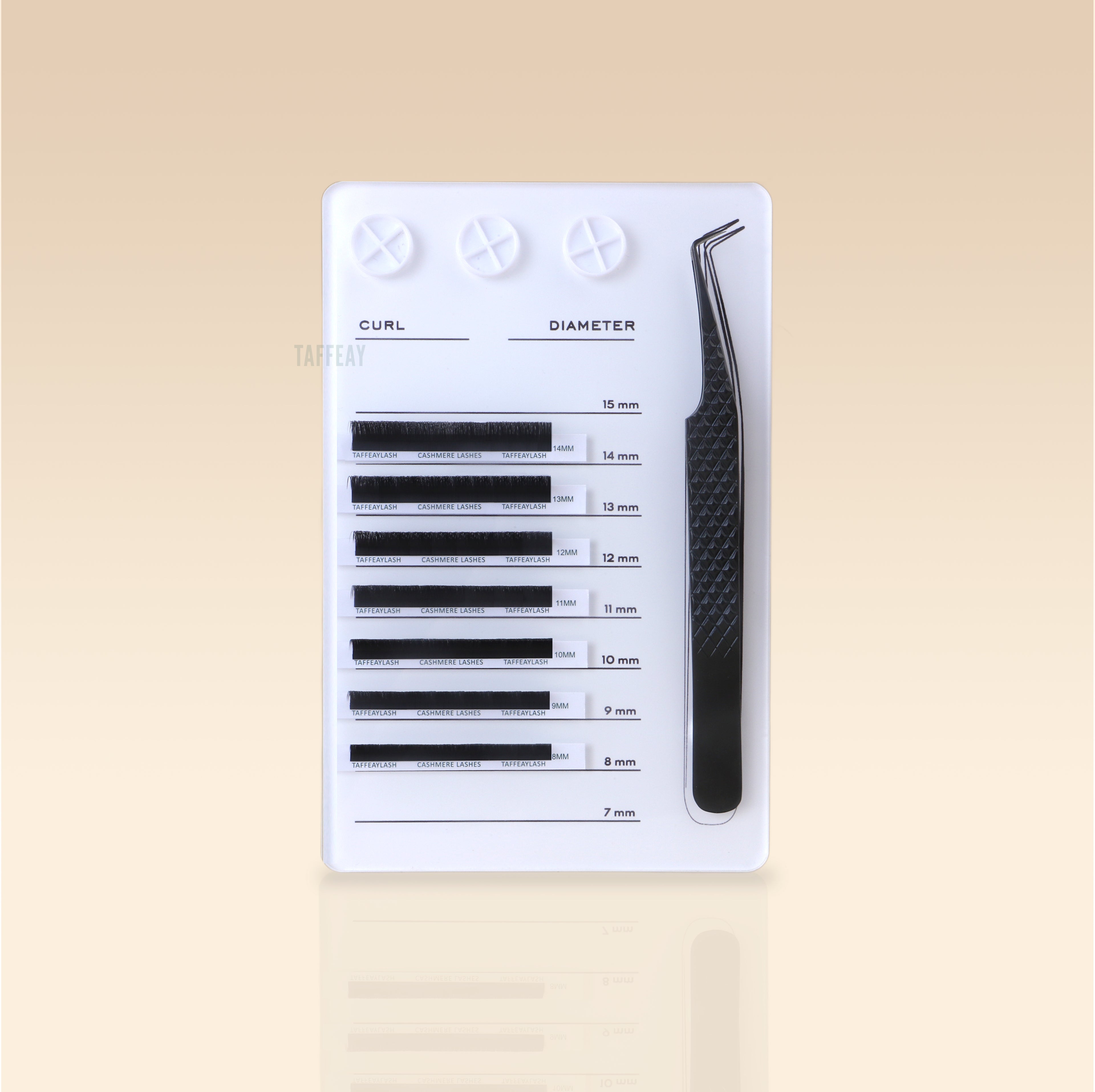 Taffeay White Lash Pallet With Length Zones