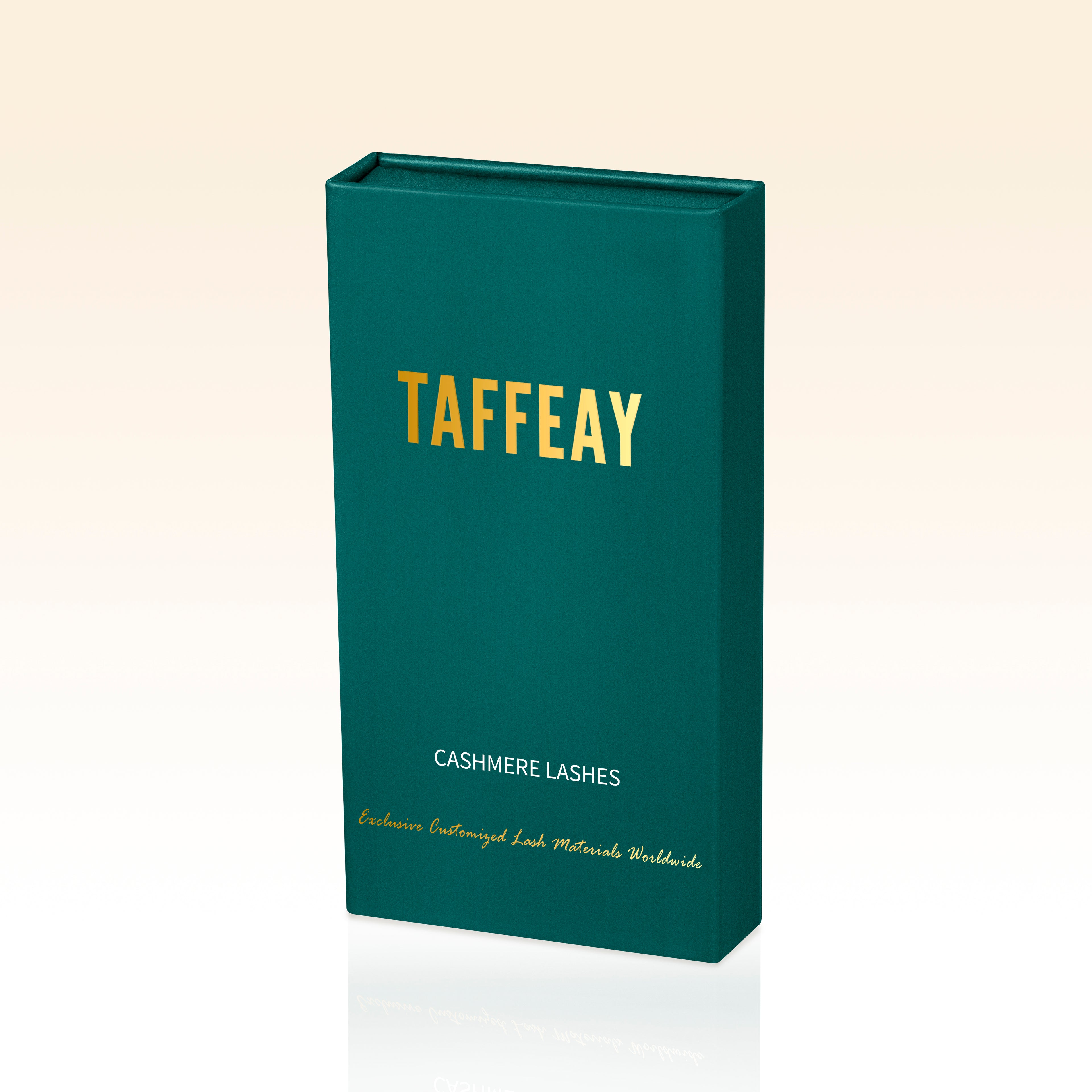 Taffeay Cashmere Super Matte Black Lashes Extensions (16Rows)