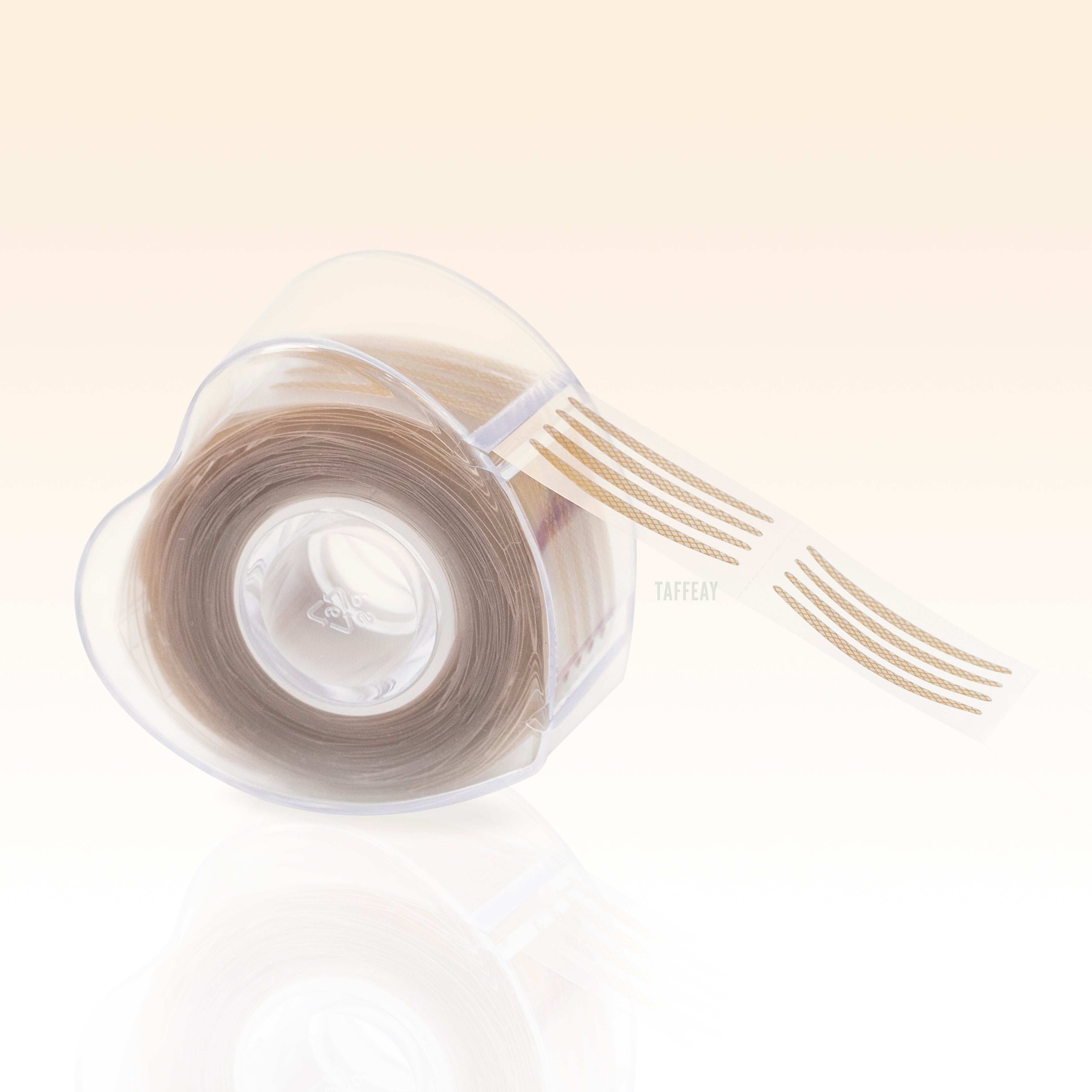 Taffeay Heart-Shaped Eyelid Tape (600pcs/roll)