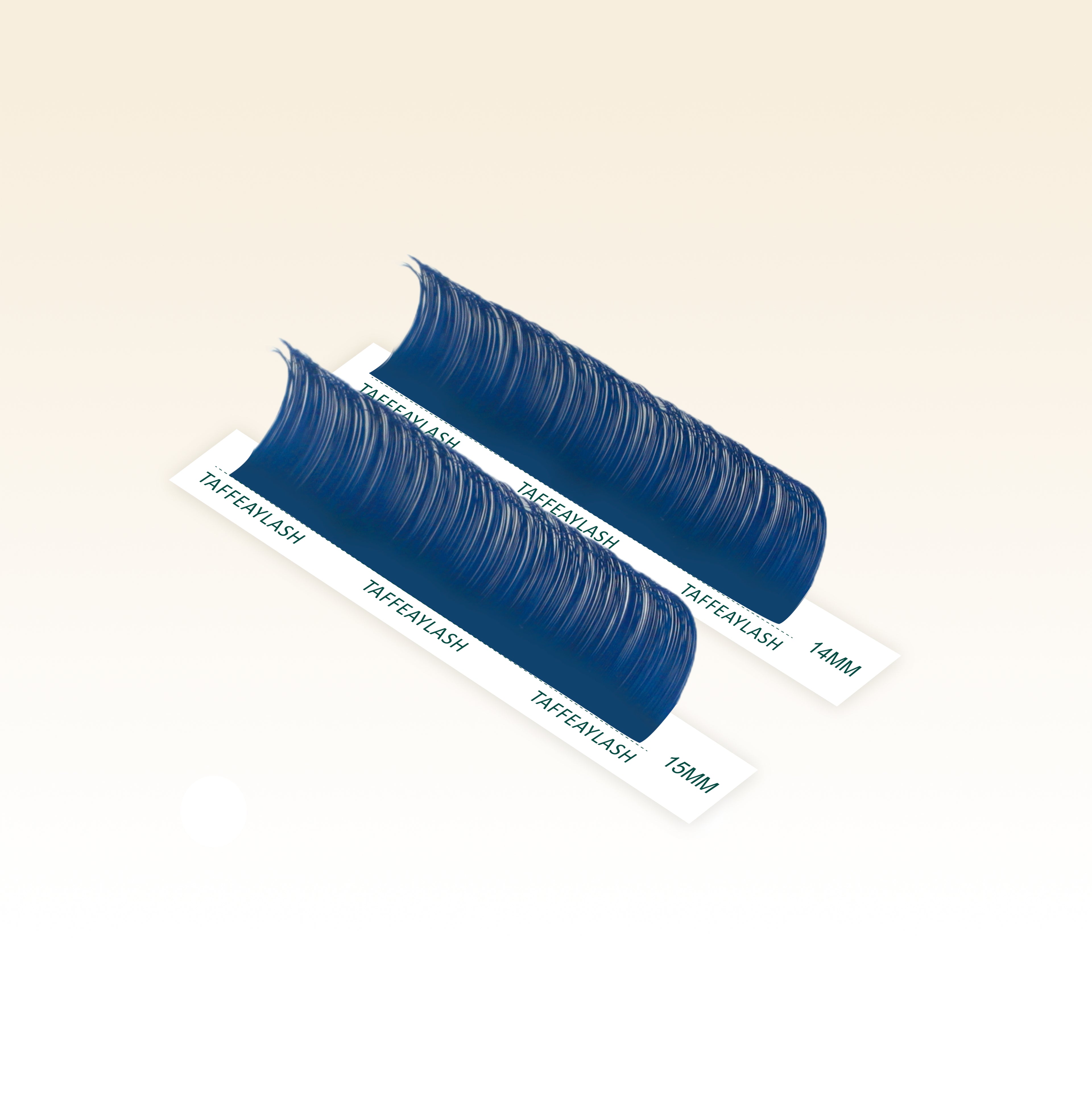 Blue Colored Lashes Extensions