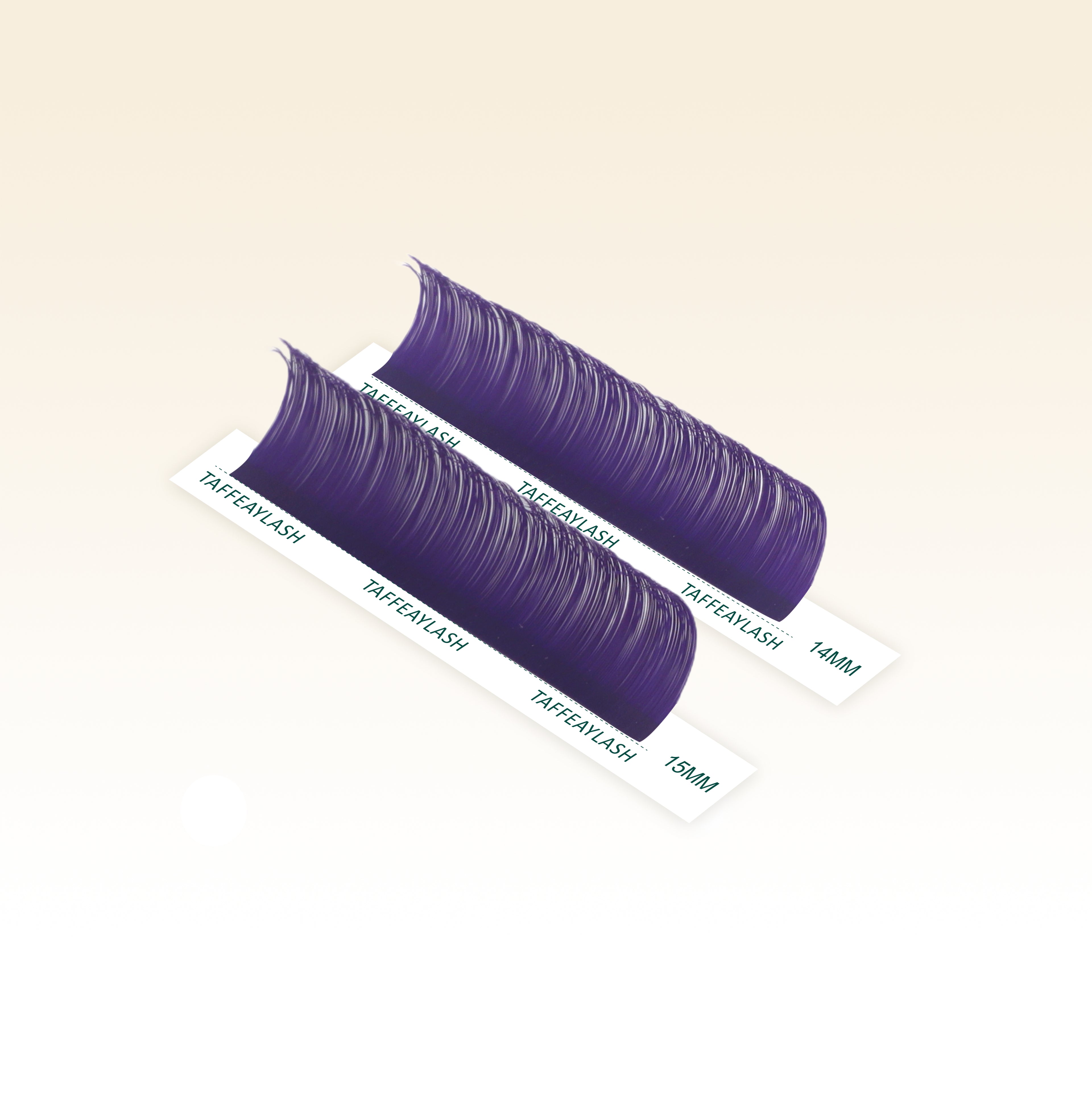 Purple Colored Lashes Extensions