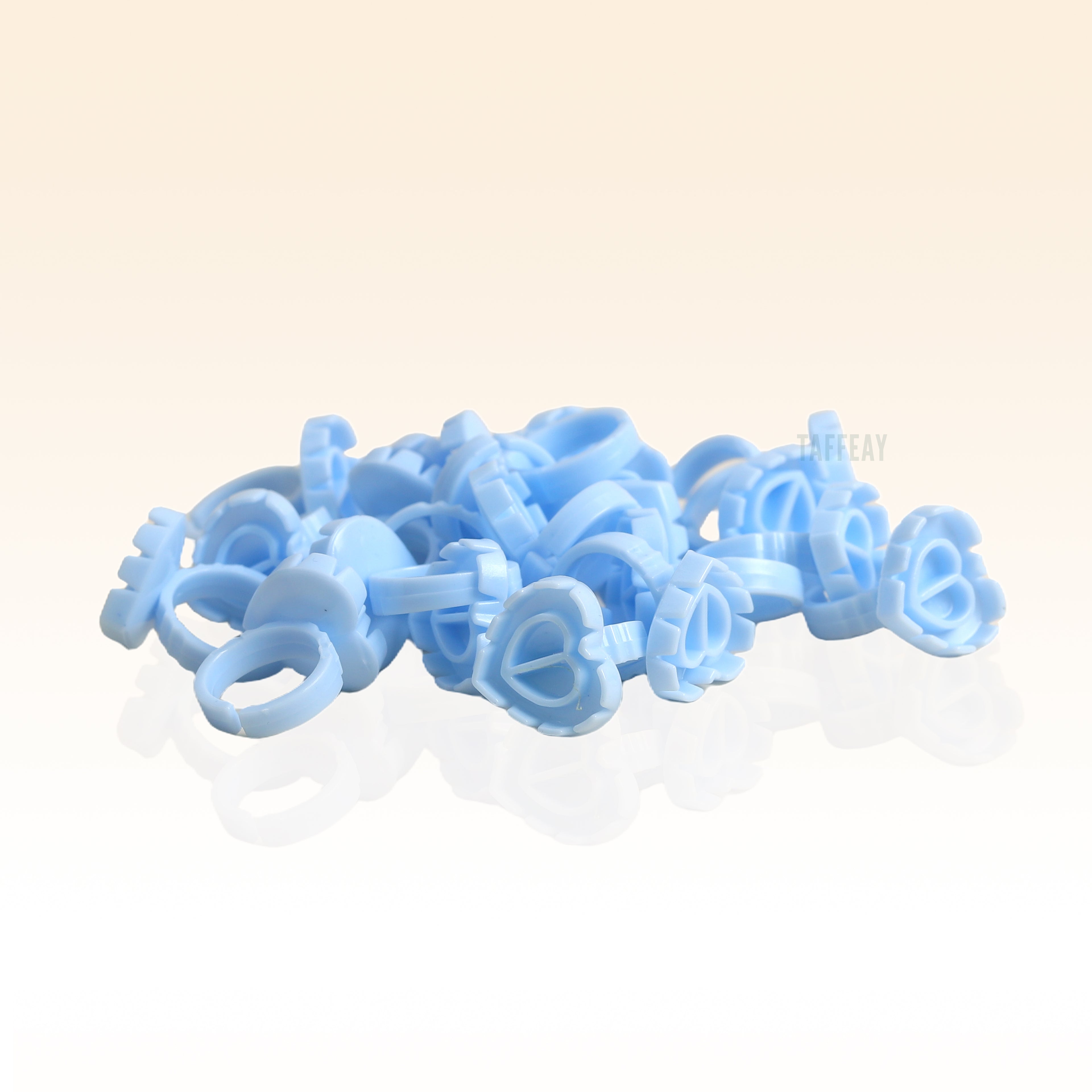 Taffeay Heart-Shaped Lash Glue Ring Cup