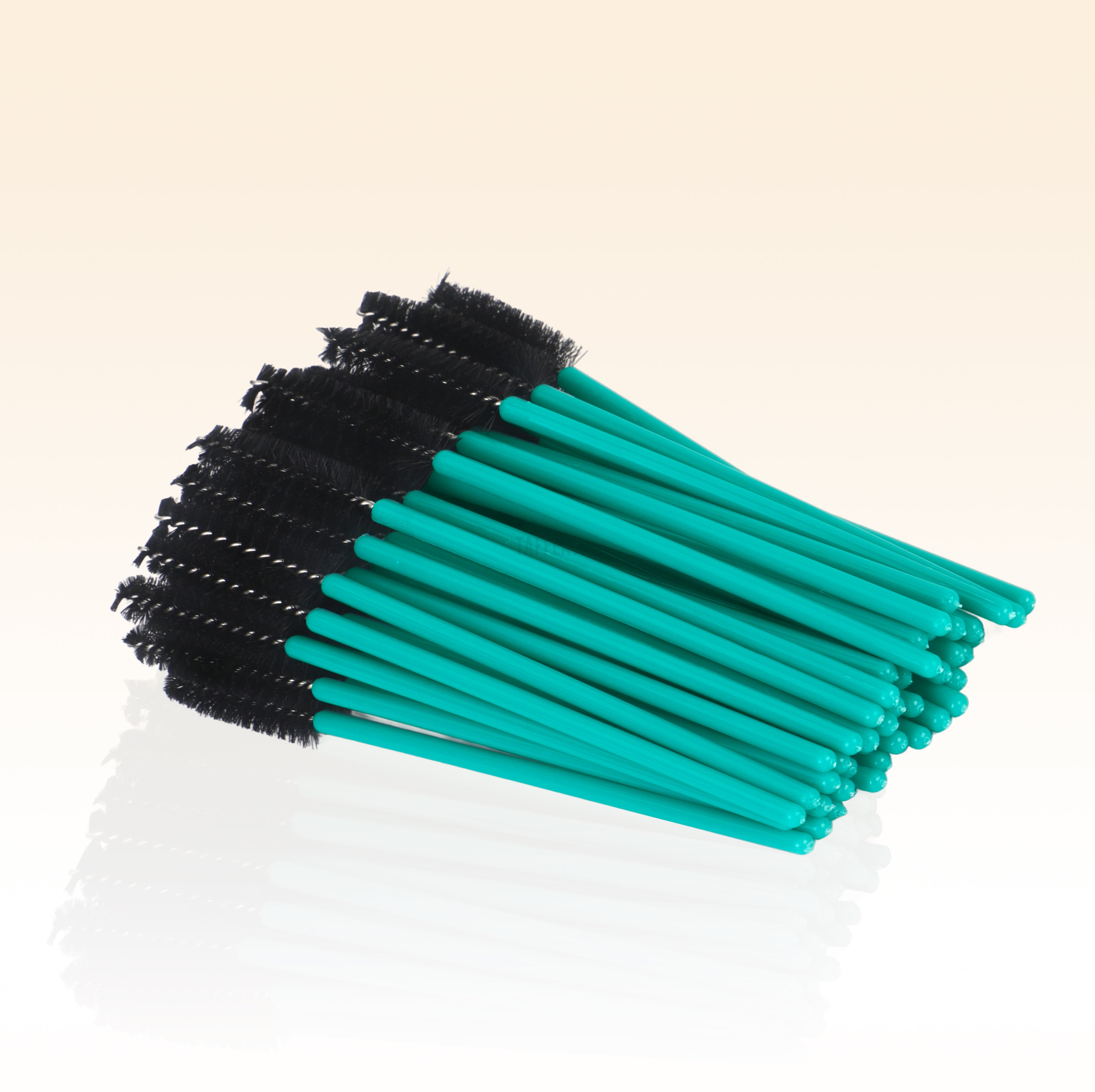 Taffeay Green Eyelash Brushes (50pcs/pack)