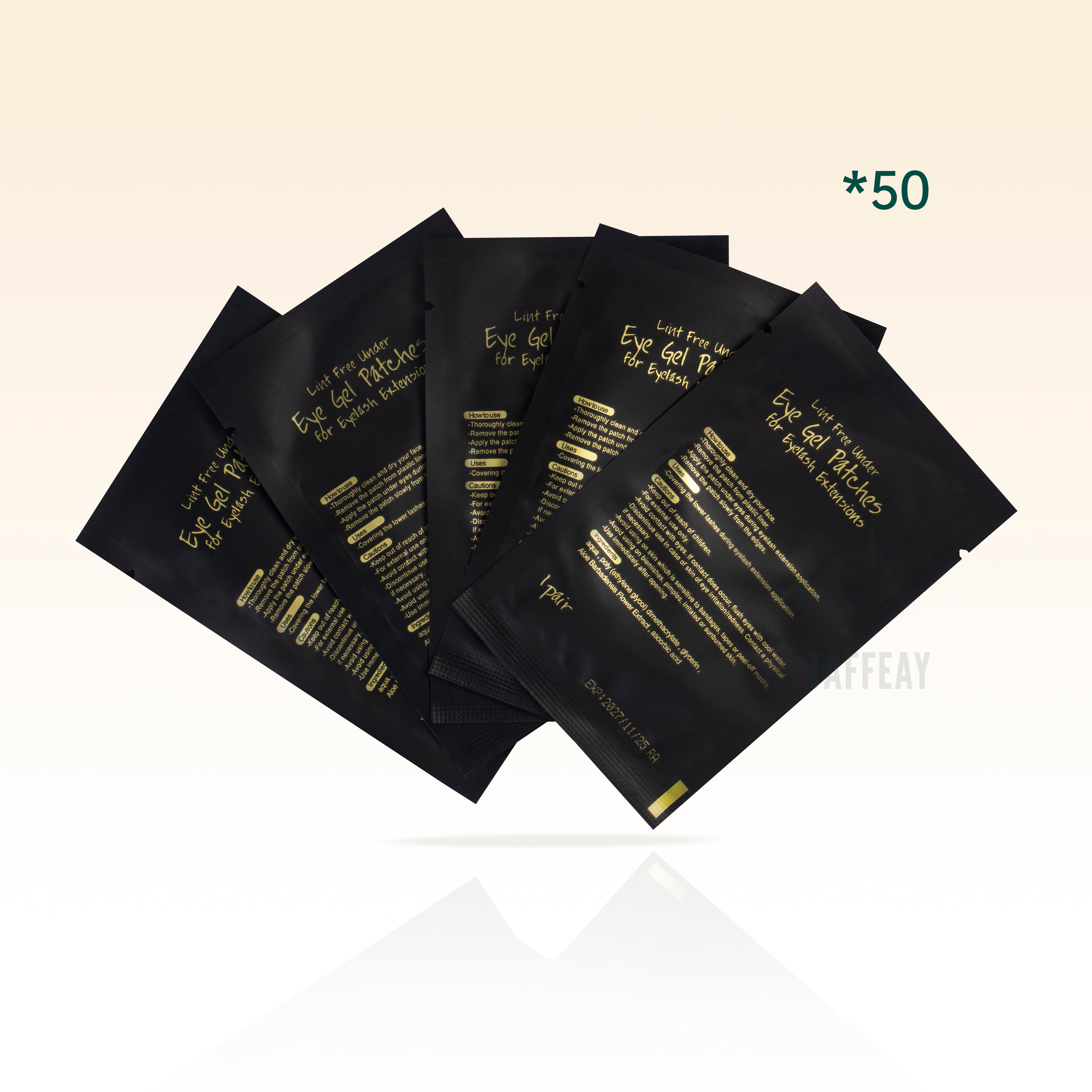 Taffeay UV Lamp Eye Pads (50pairs/pack)