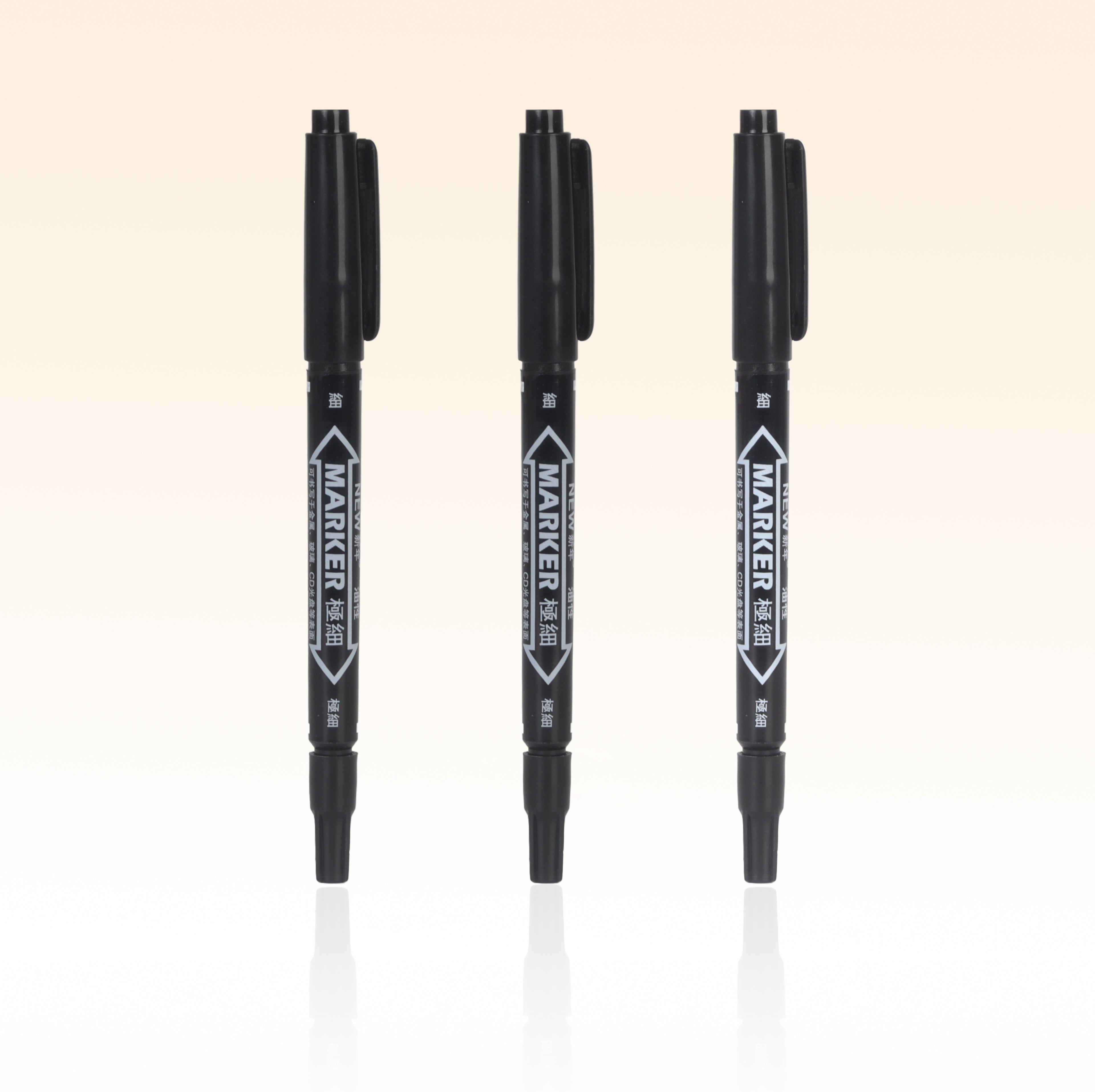 Black Mapping Marker Pen *3