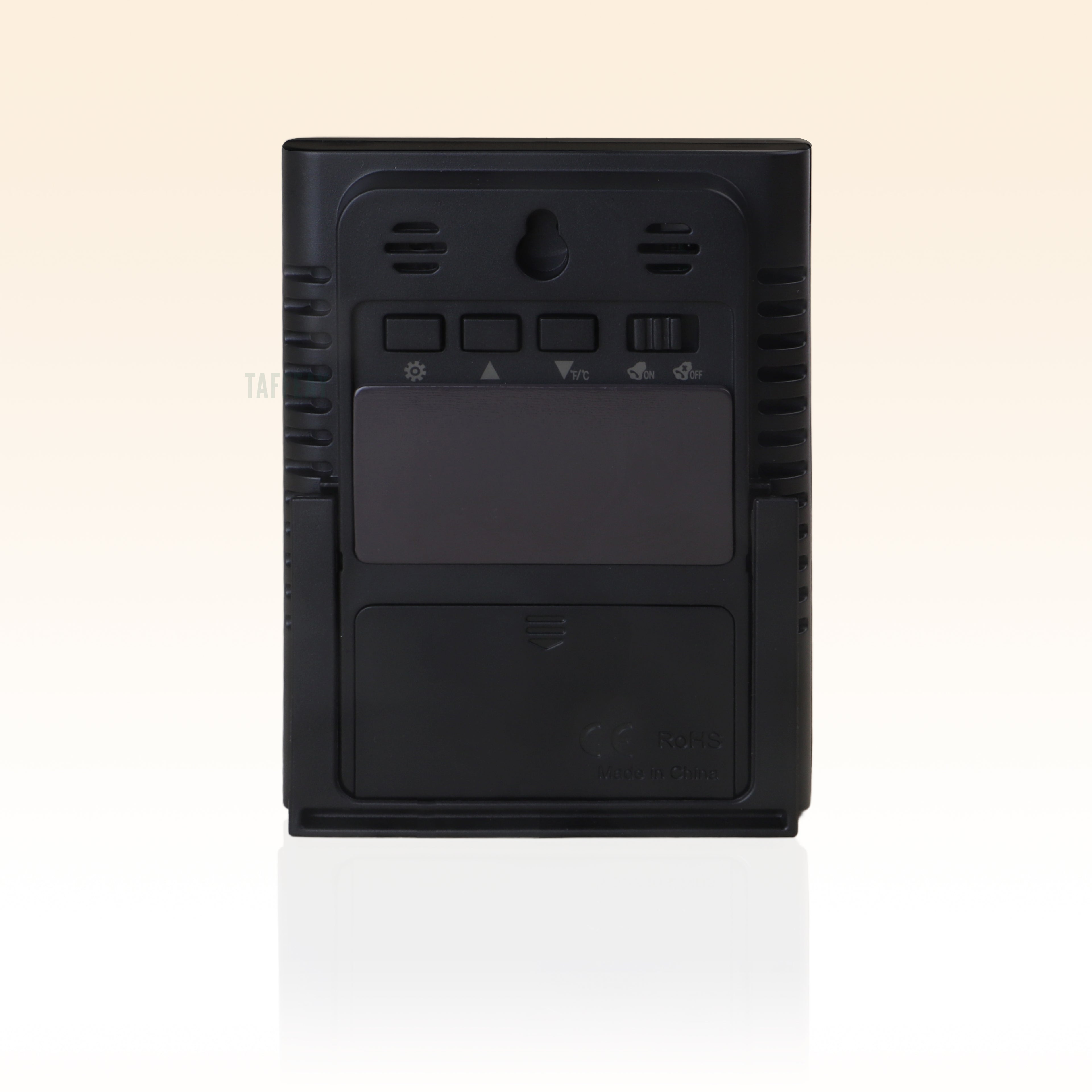 Taffeay Intelligent Temperature And Humidity Meter With Alarm Clock