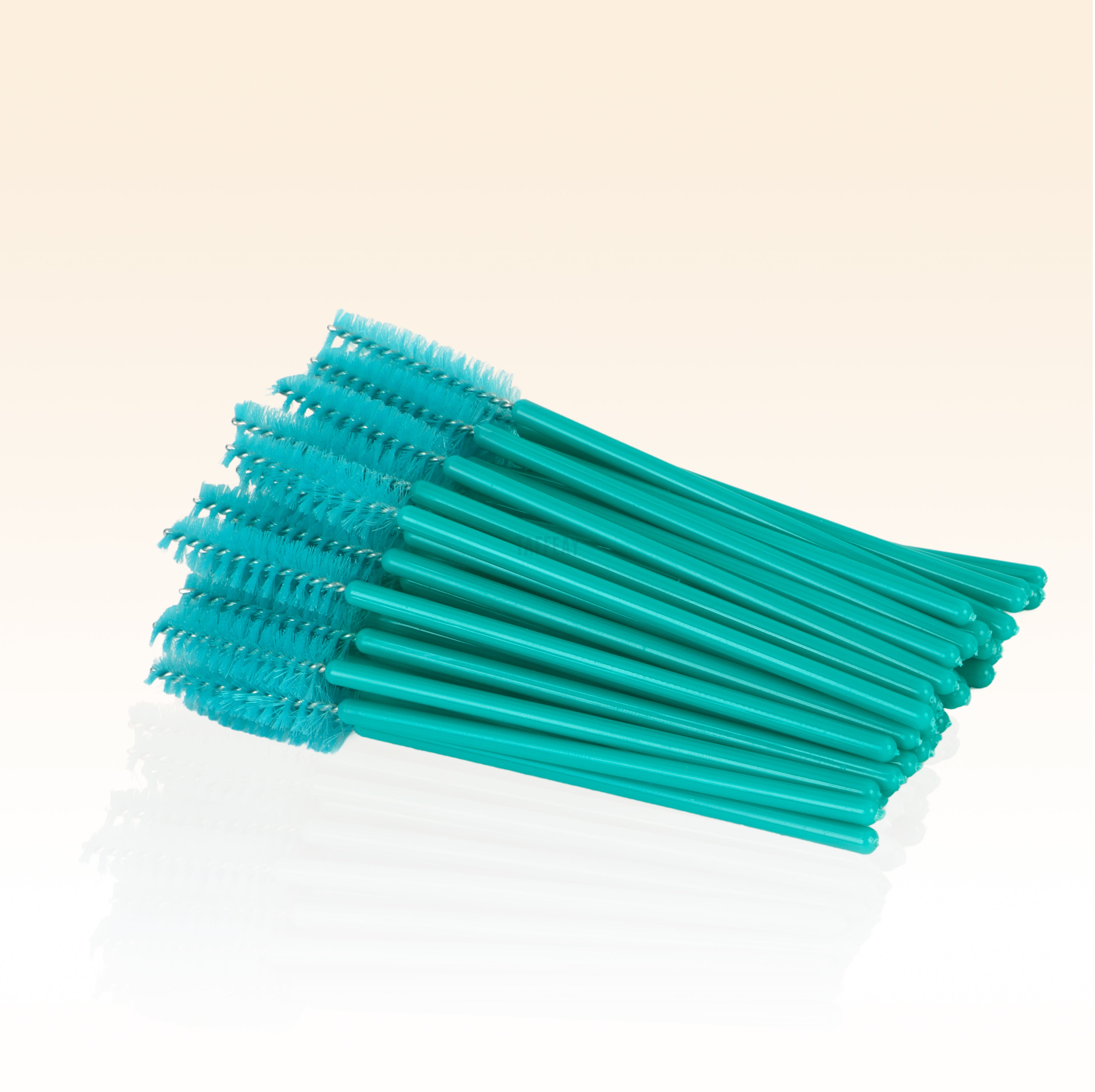 Taffeay Green Eyelash Brushes (50pcs/pack)