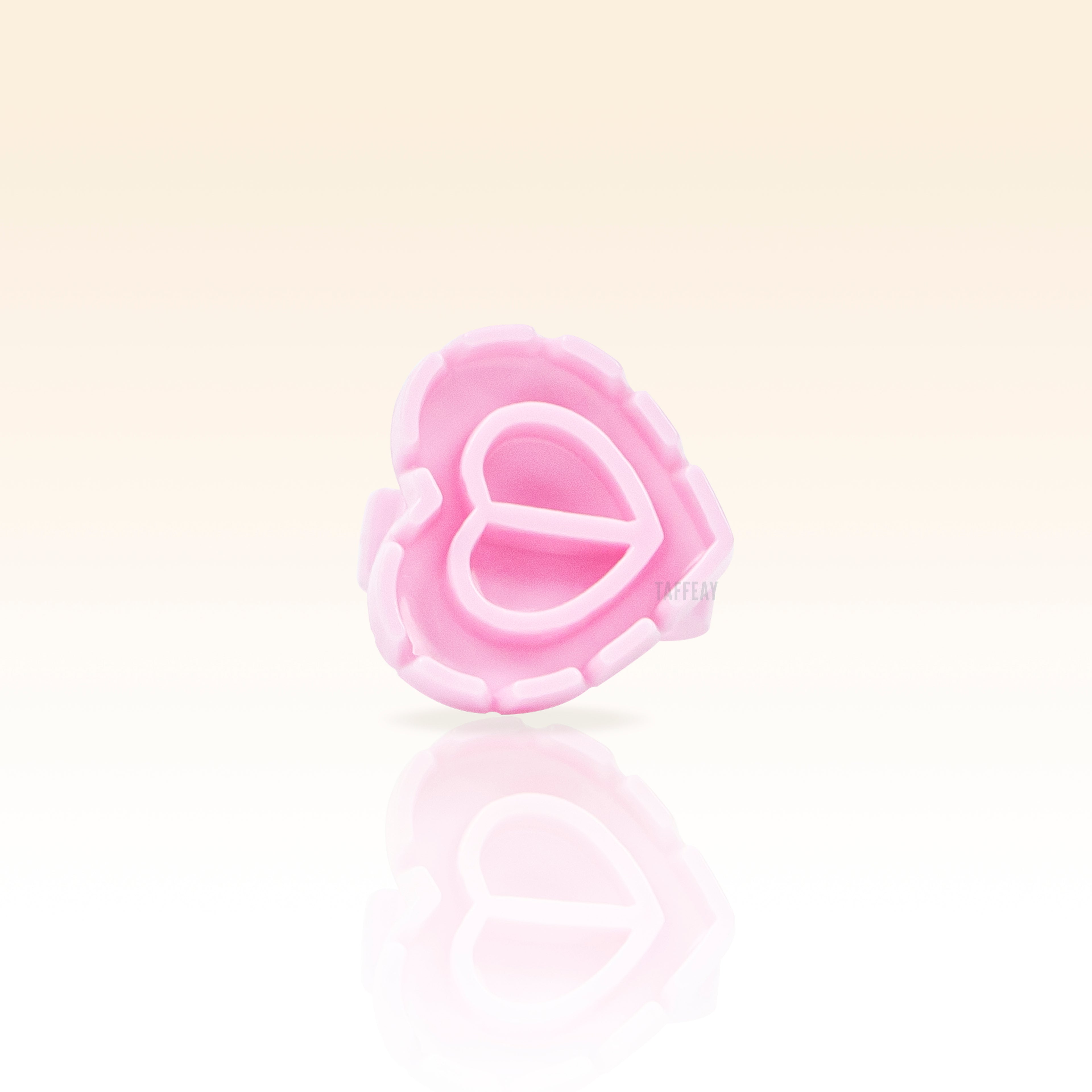 Heart-shaped Glue Ring Cup With Box (100pcs/box)