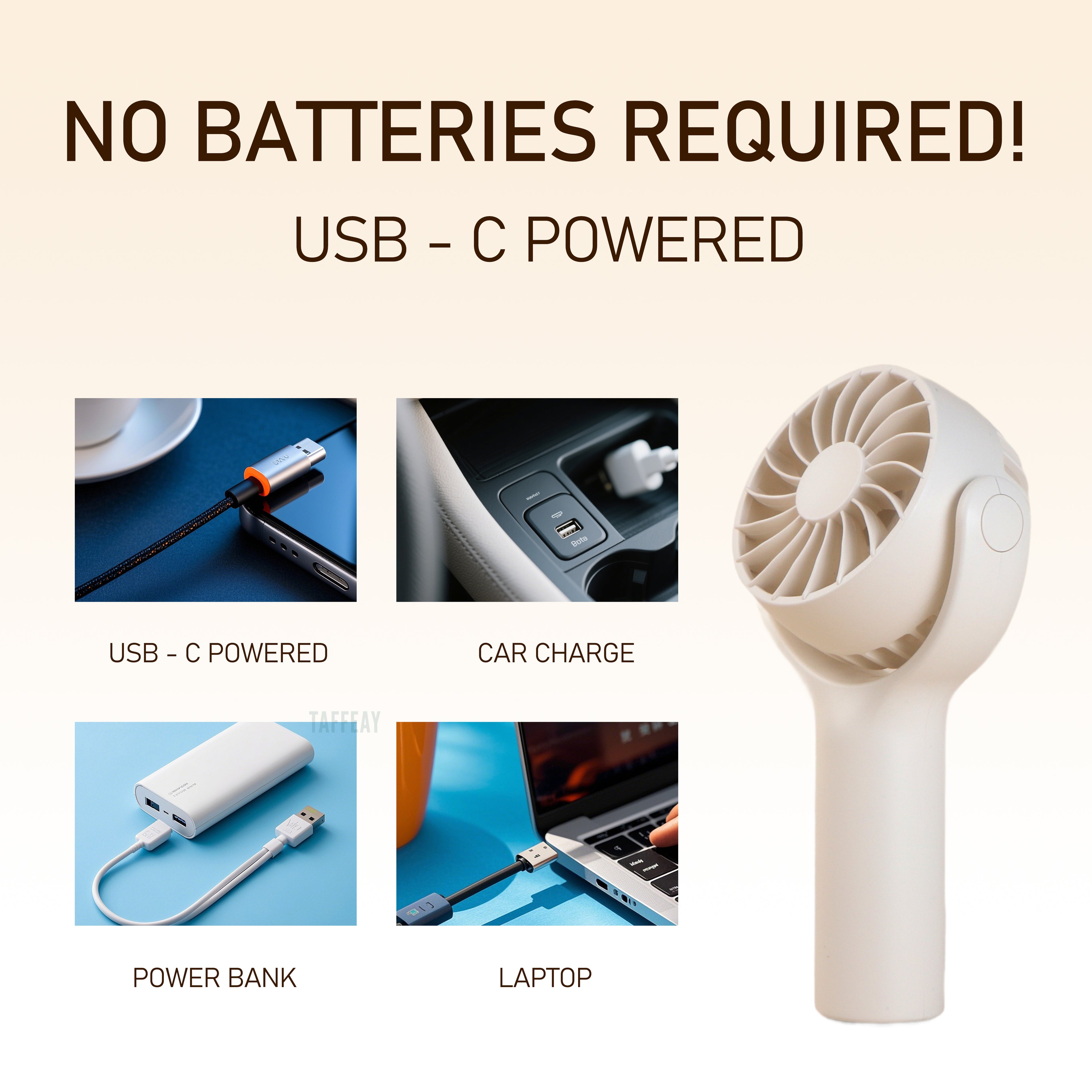 Taffeay Handheld Lash Drying Fan