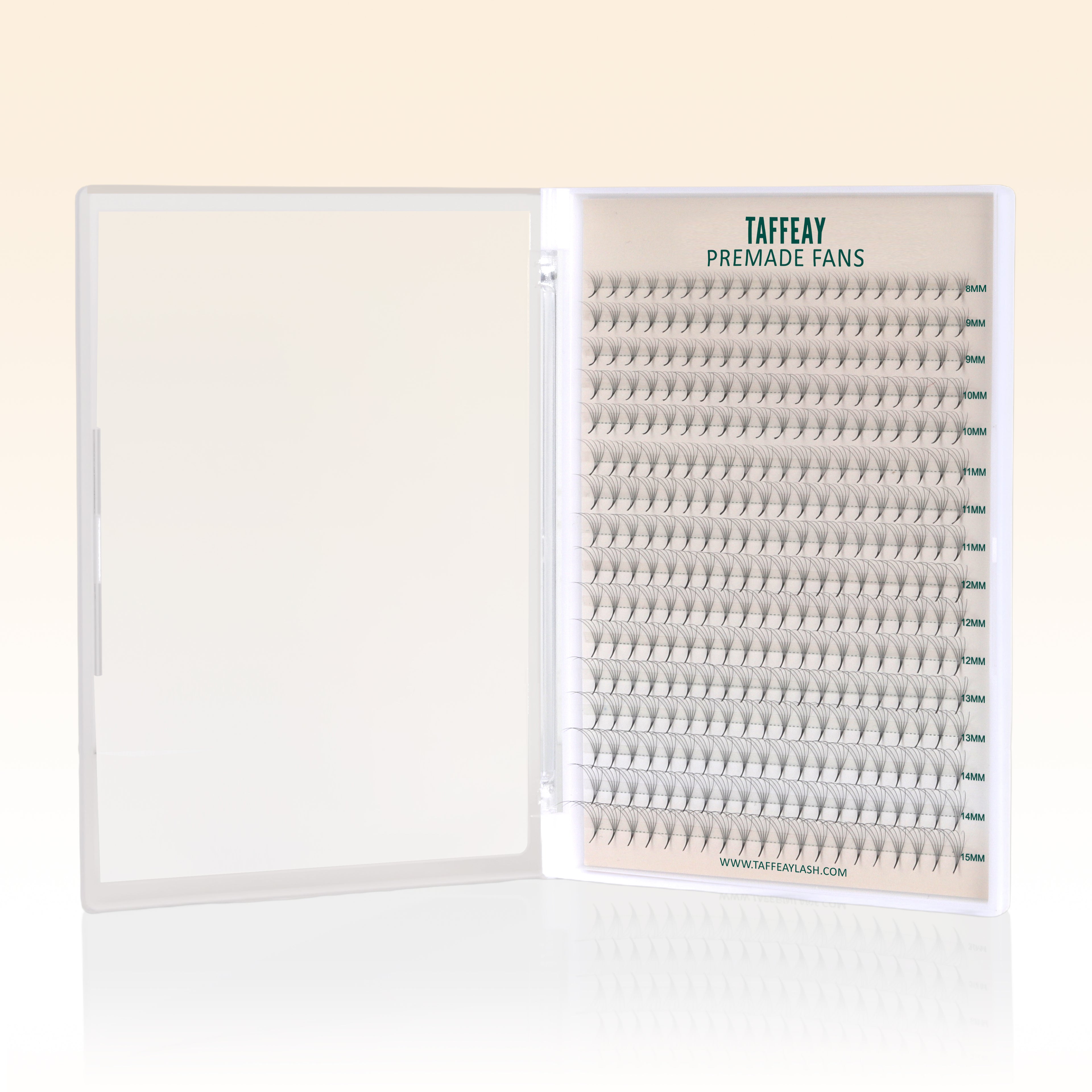 Taffeay 5D Premade Volume Pointy Base Lash Fans (320 fans)