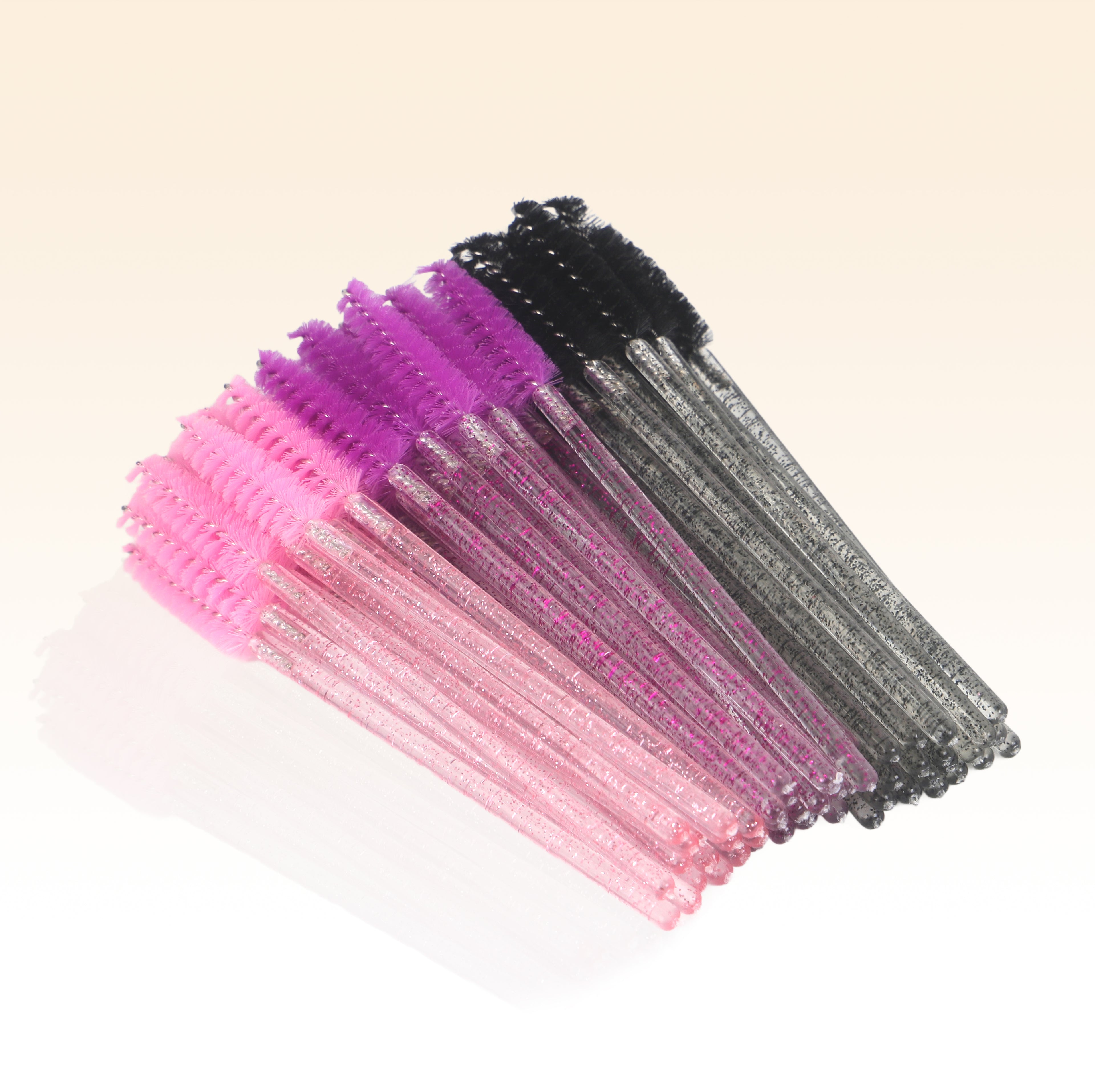 Taffeay Eyelash Glitter Mascara Brush (50pcs/pack)