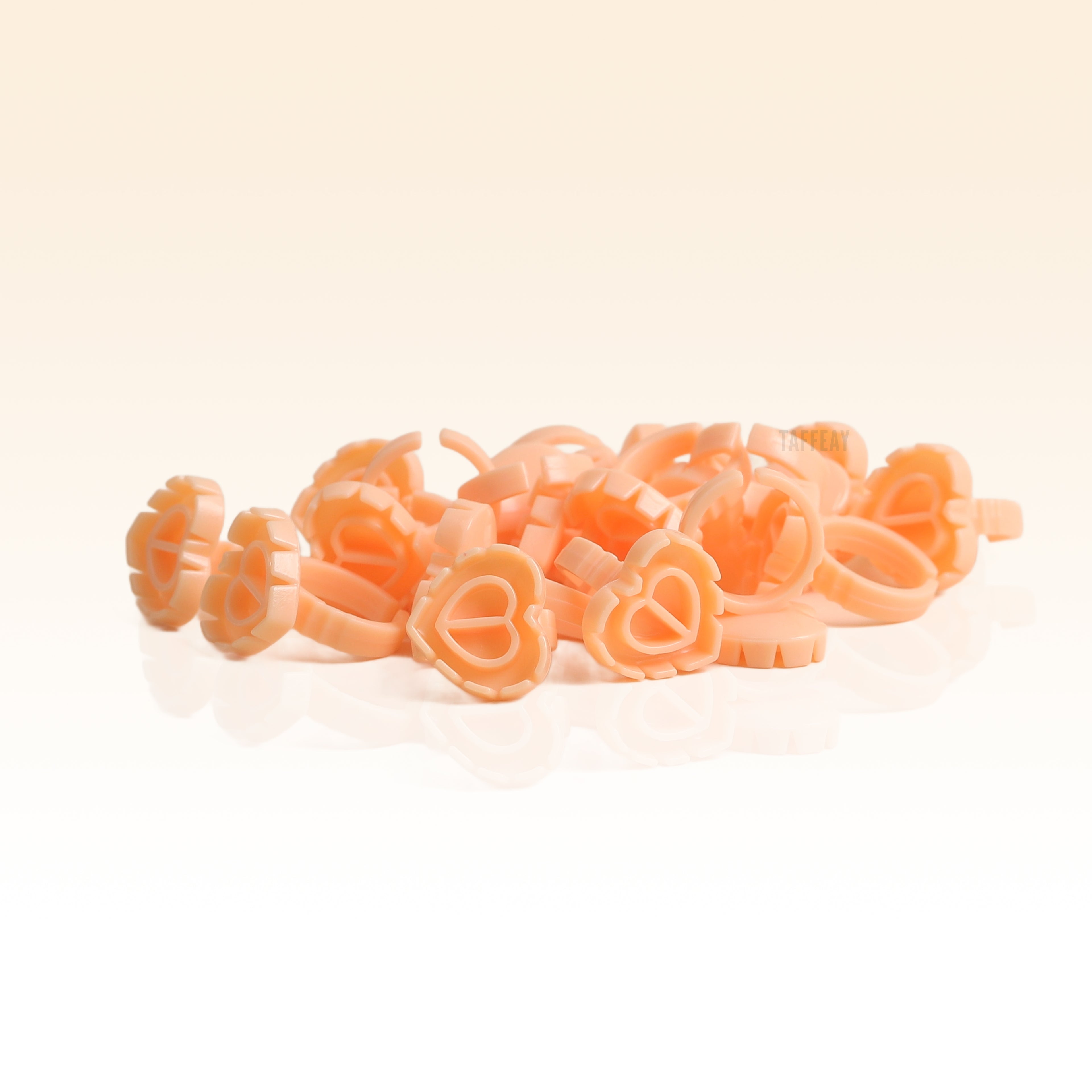 Taffeay Heart-Shaped Lash Glue Ring Cup