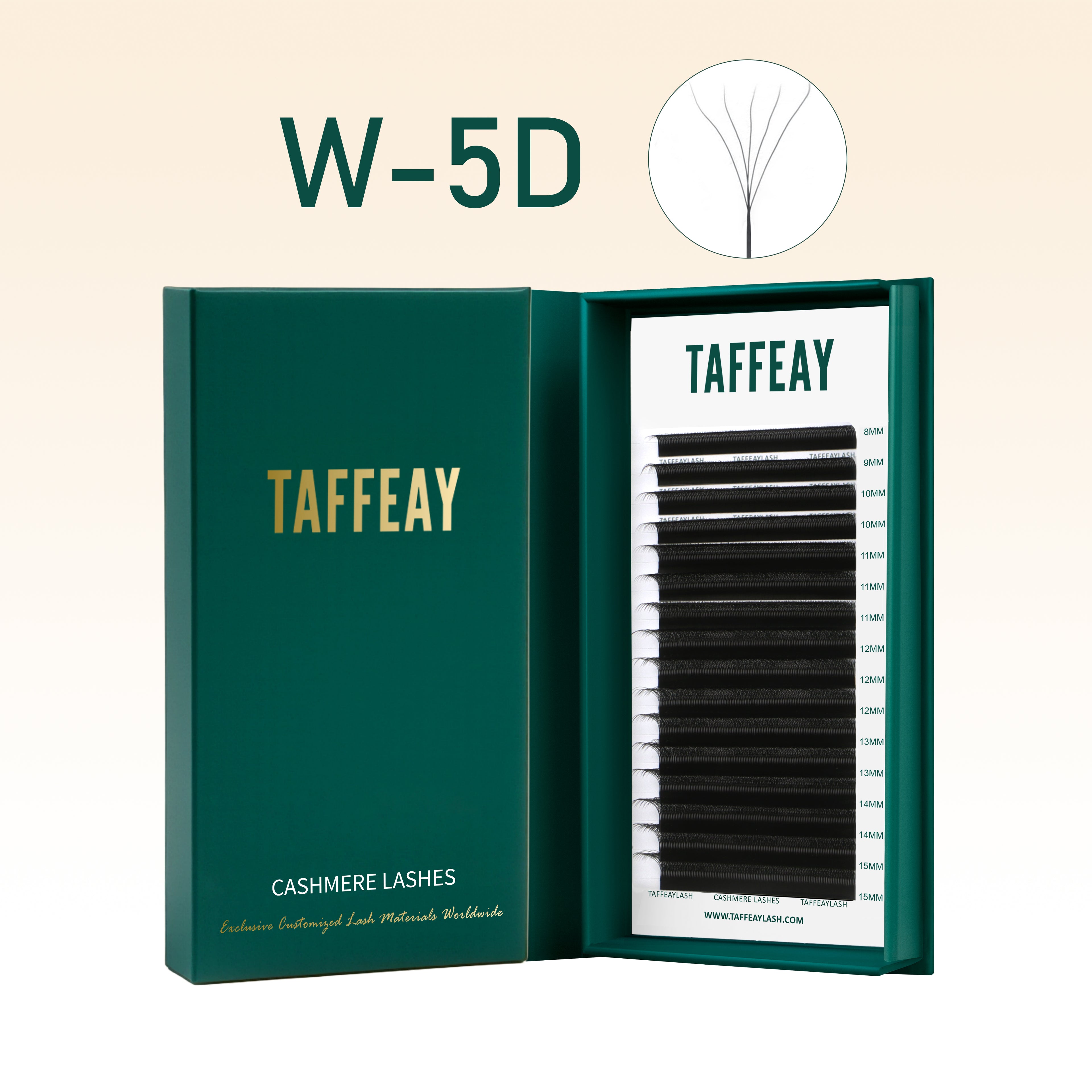W-5D Shape Eyelash Extensions