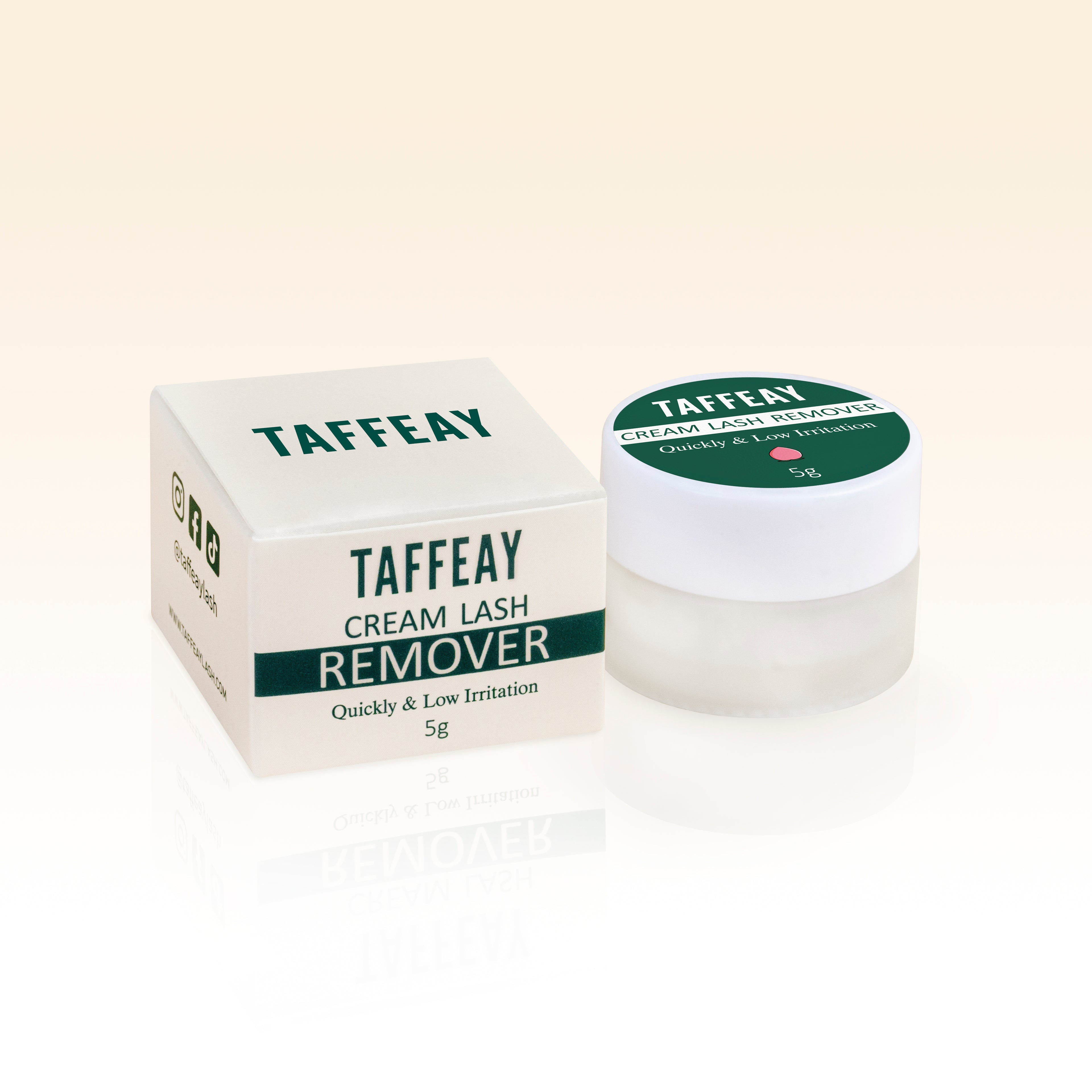 Taffeay Peach Non-Allergenic Eyelash Remover (5g)