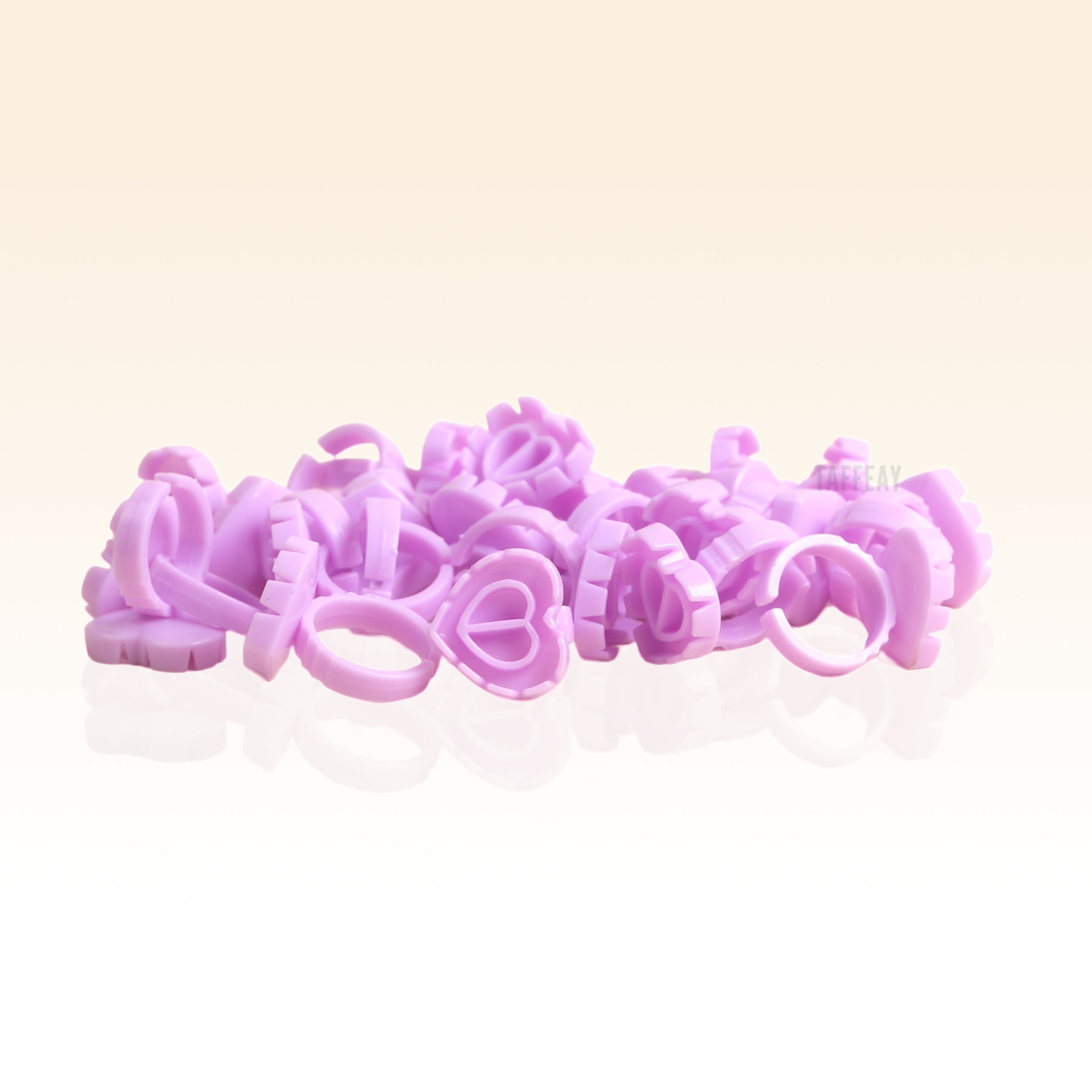 Taffeay Heart-Shaped Lash Glue Ring Cup