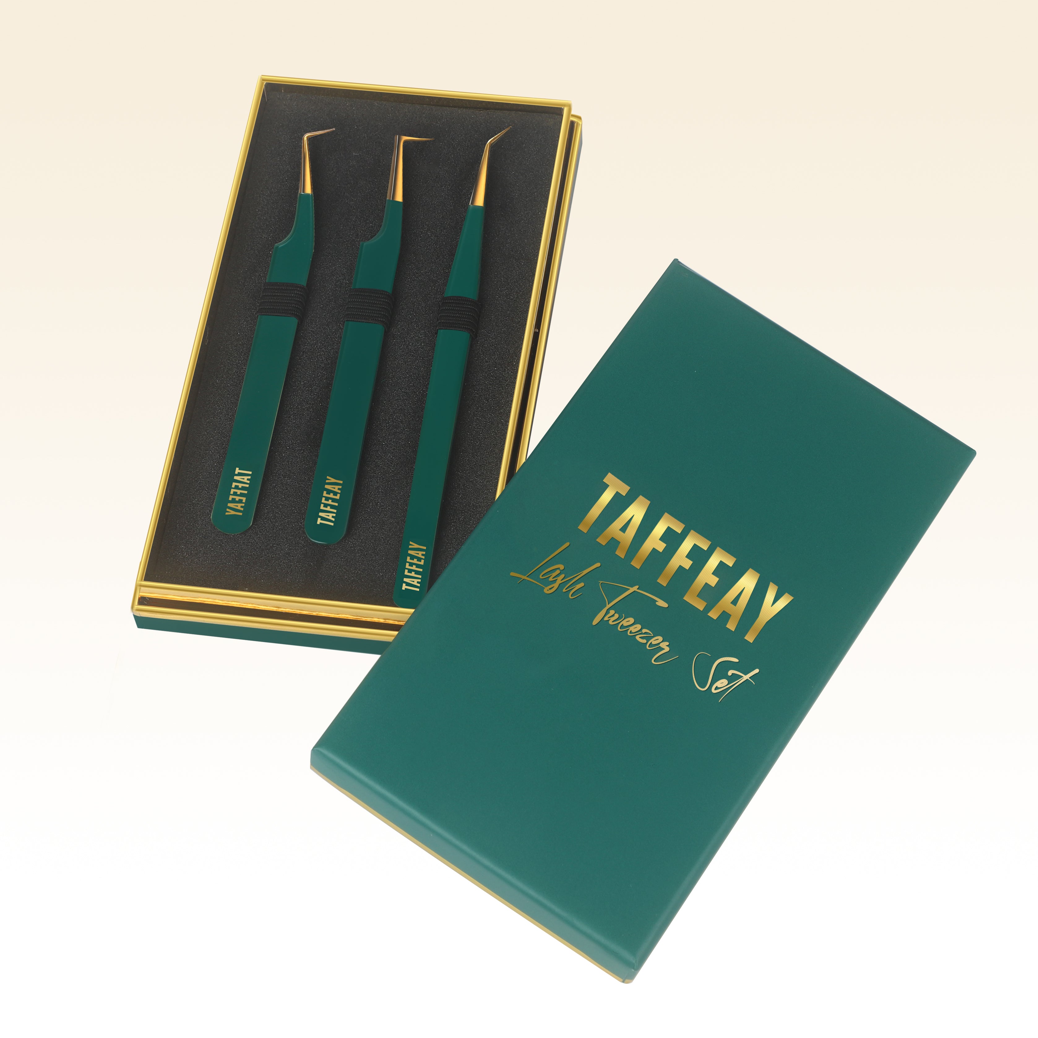 STY-01 Stunning Beauty Flawless Faning Tweezer Pro Set
