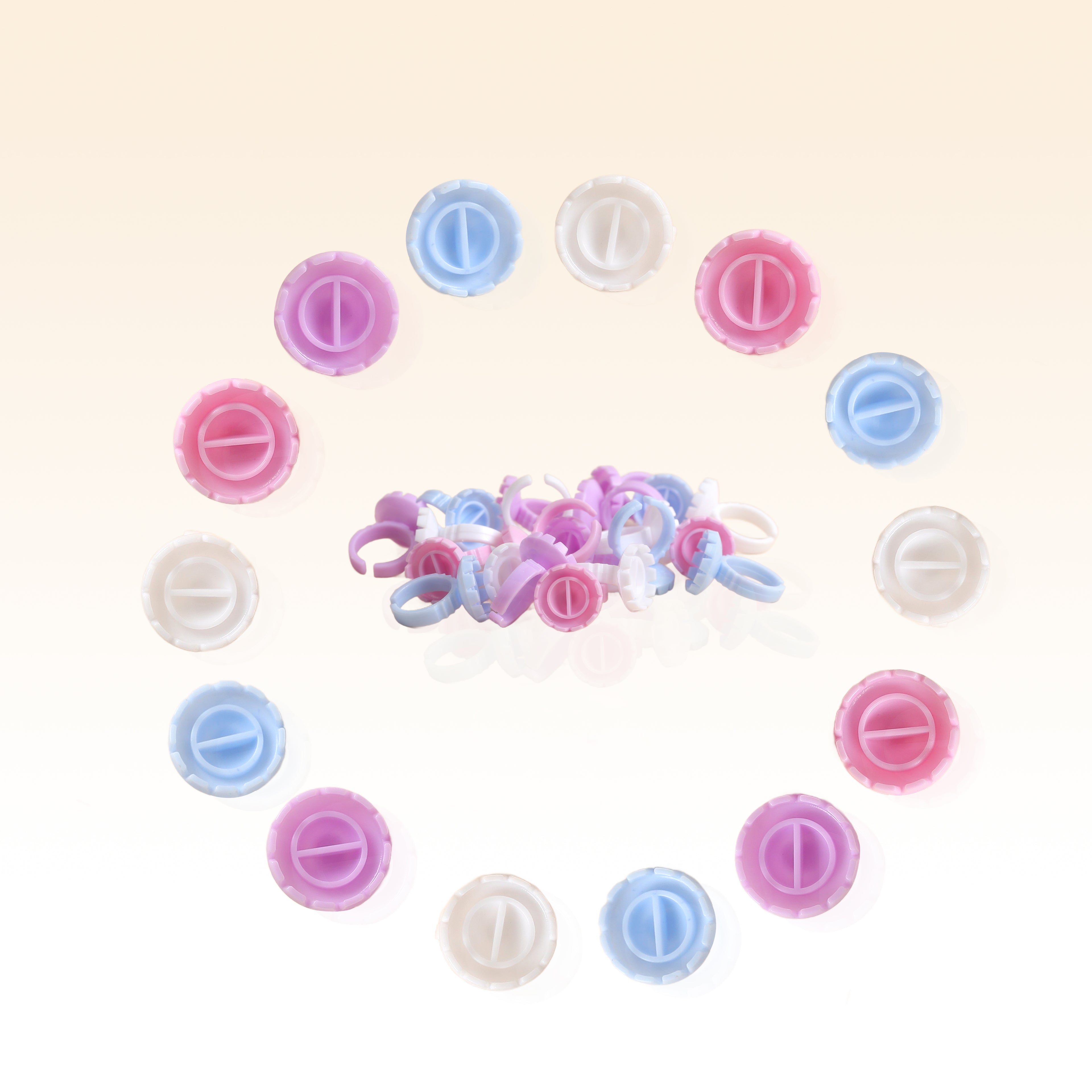 Taffeay Lash Glue Ring Cup (100pcs/pack)