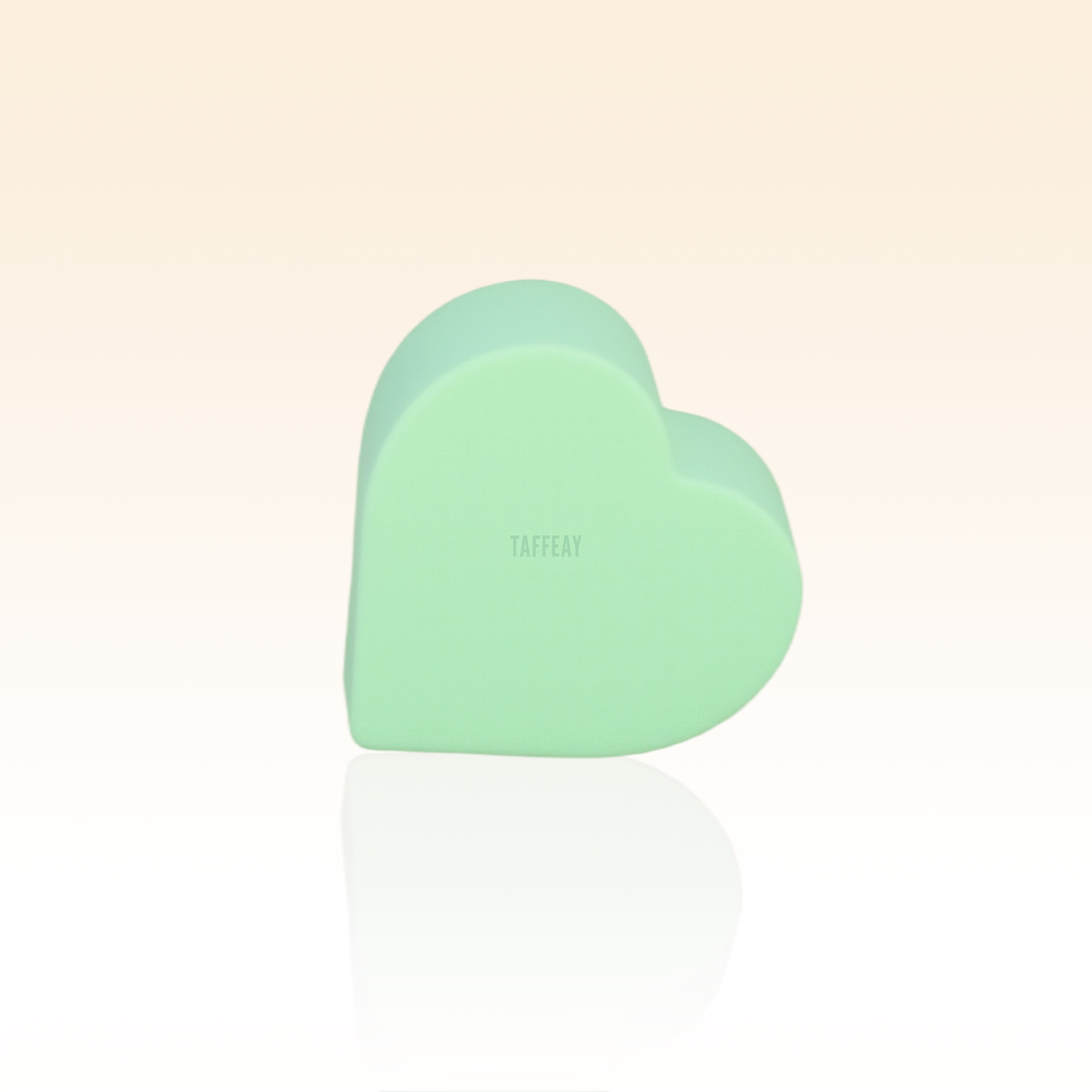 Taffeay Heart-Shaped Sponge (4pcs/pack)