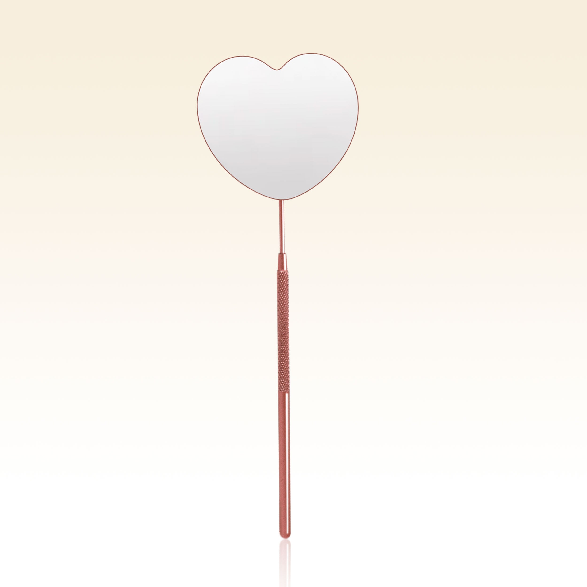 Heart-shaped Rotating Stainless Steel Lash Mirror