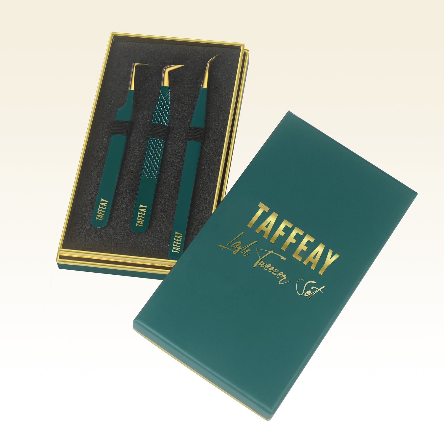 STY-03 Stunning Beauty Flawless Faning Tweezer Pro Set