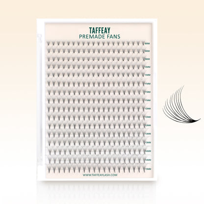 Taffeay 10D Premade Volume Pointy Base Lash Fans (320 fans)