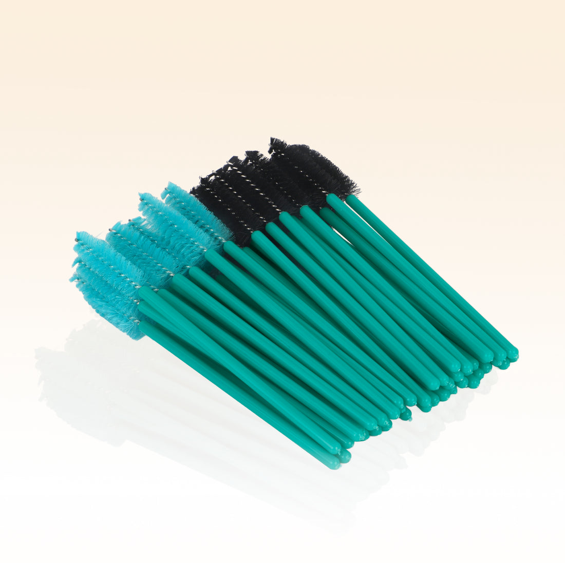 Taffeay Green Eyelash Brushes (50pcs/pack)