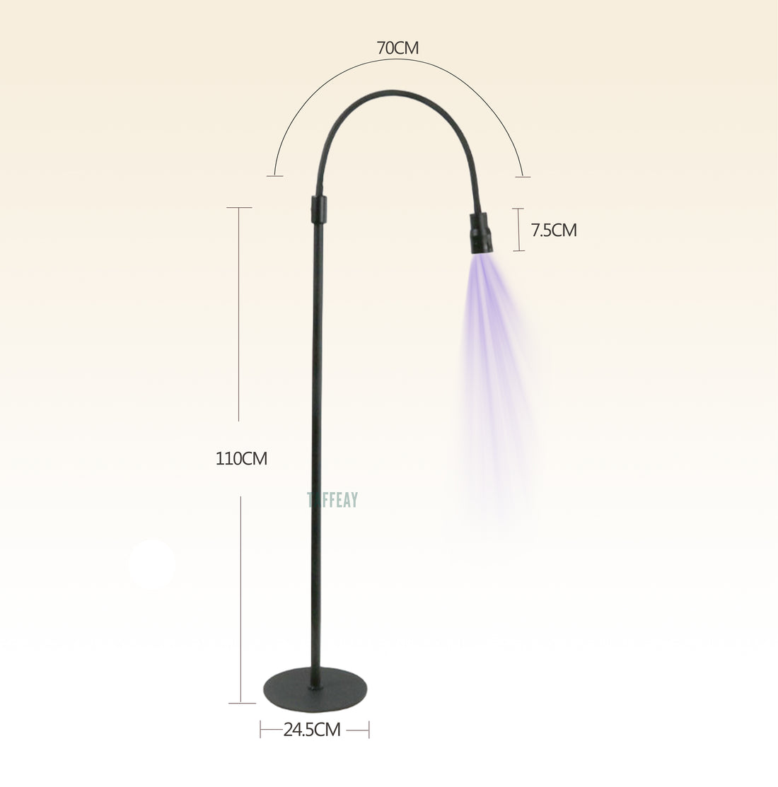Taffeay Standing UV Lamp