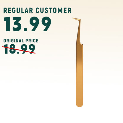 Limited 3 Items For Regulars TA-01 100% Perfect Fan Precision Tweezer