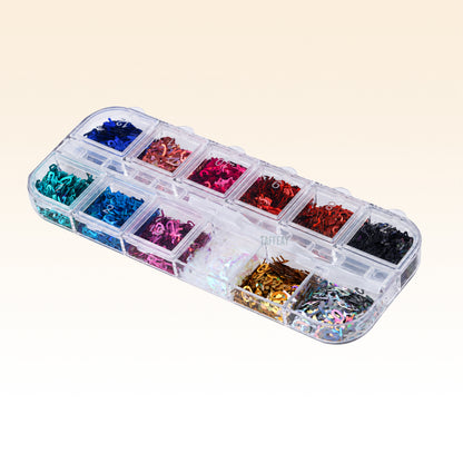 TAFFEAY Alphabet Lash Sequins