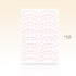 Taffeay Lash Map Stickers (10pcs/Pack)