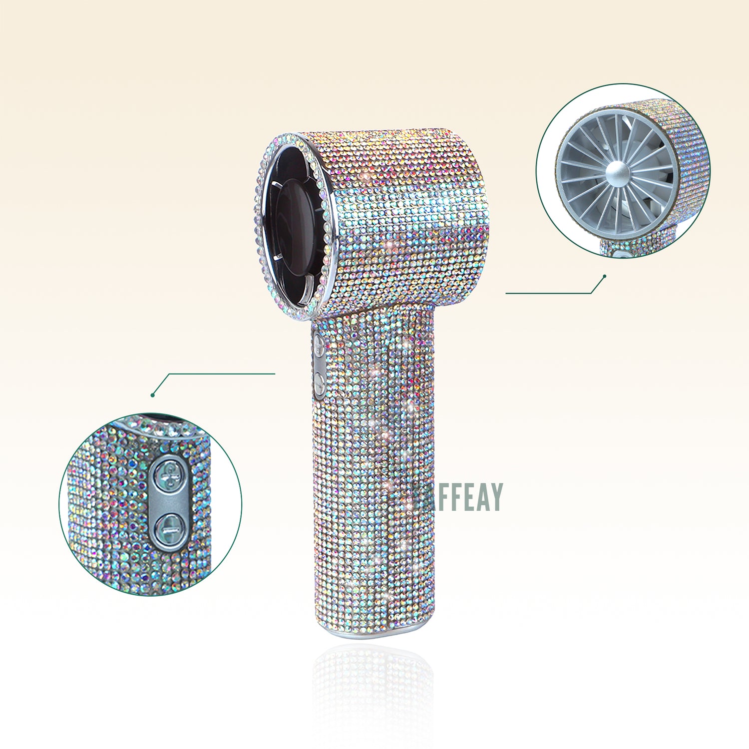 Diamond Handheld Fan