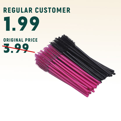 Limited 5 Items For Regulars Eyelash Brushes (50pcs/pack)