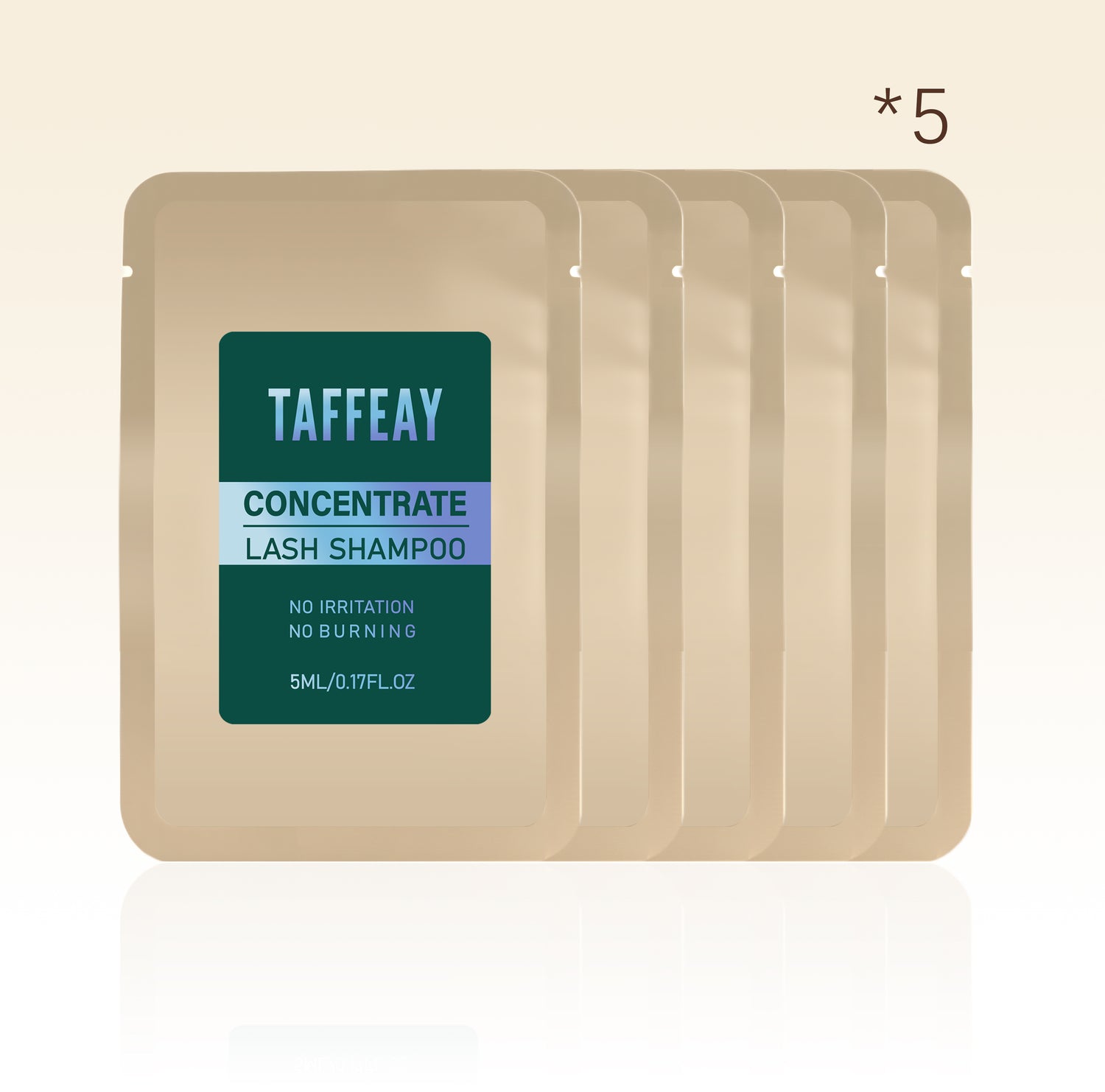 Taffeay Concentrated Lash Cleansing Mousse(5ml/pack)