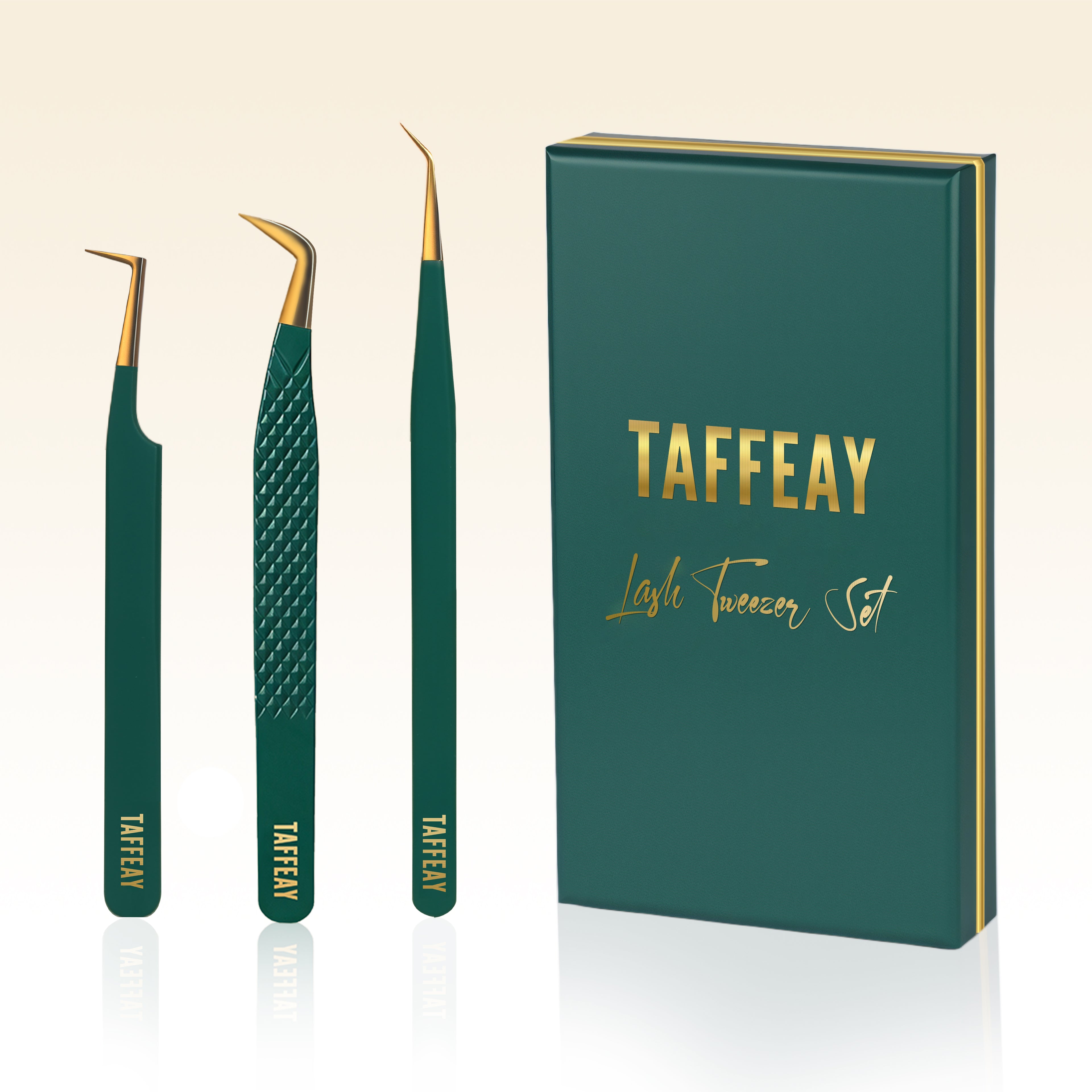 STY-03 Stunning Beauty Flawless Faning Tweezer Pro Set