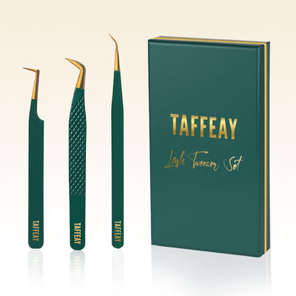 STY-03 Stunning Beauty Flawless Faning Tweezer Pro Set