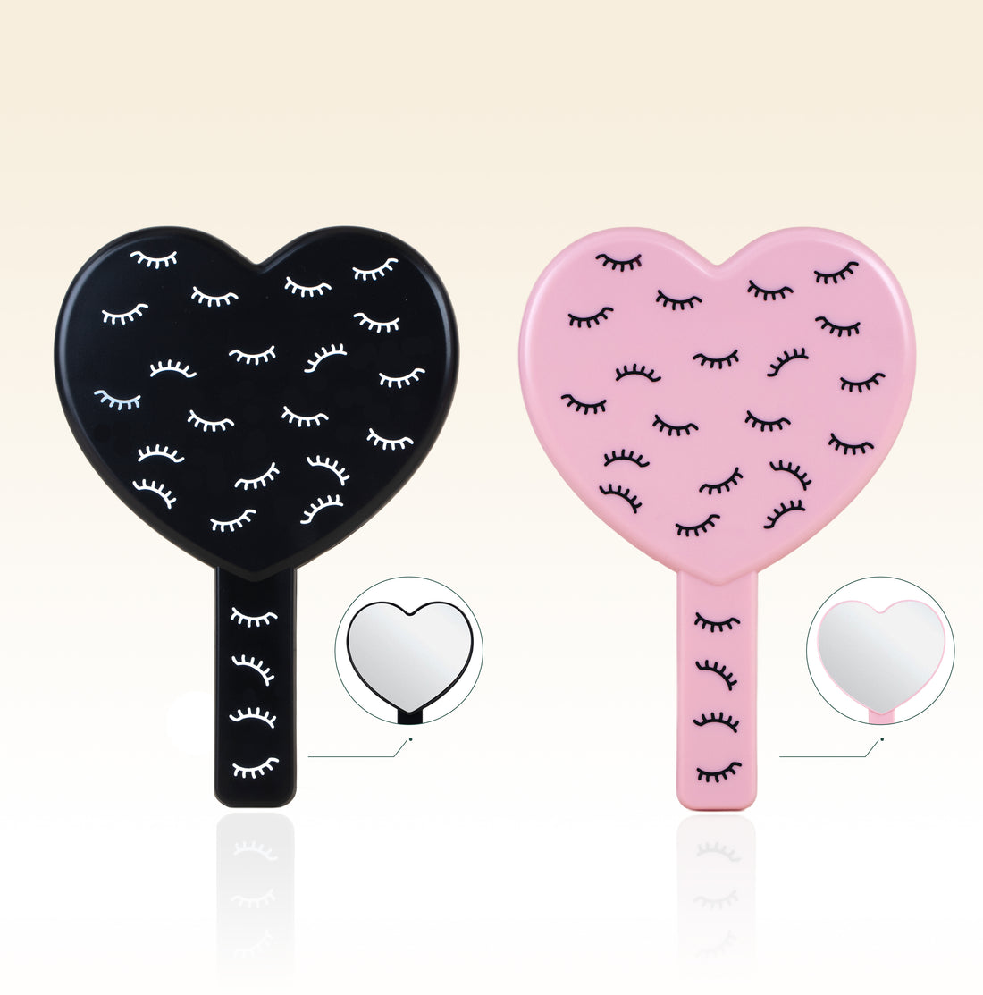 Taffeay Heart-shaped Mirror