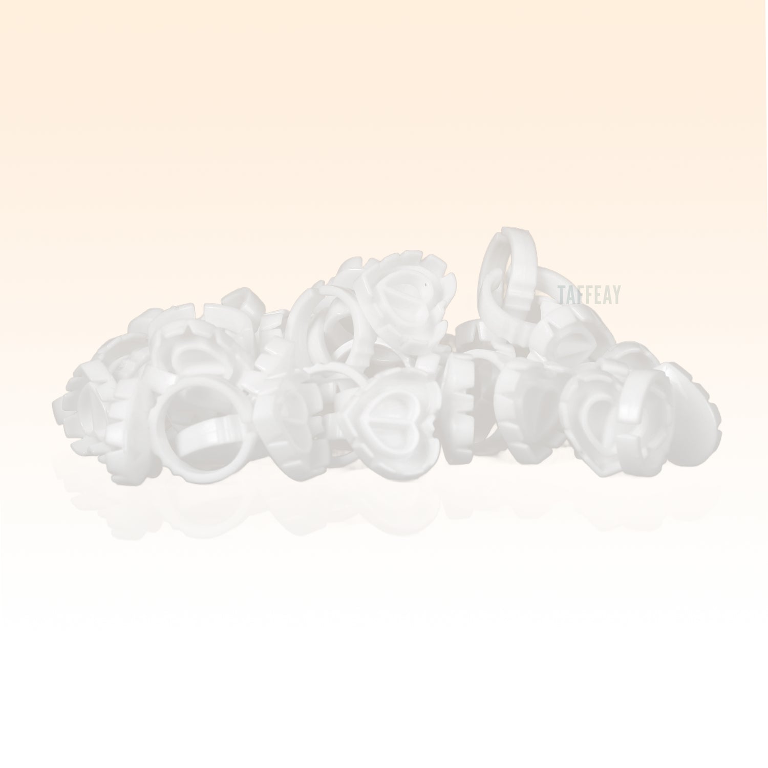 Taffeay Heart-Shaped Lash Glue Ring Cup