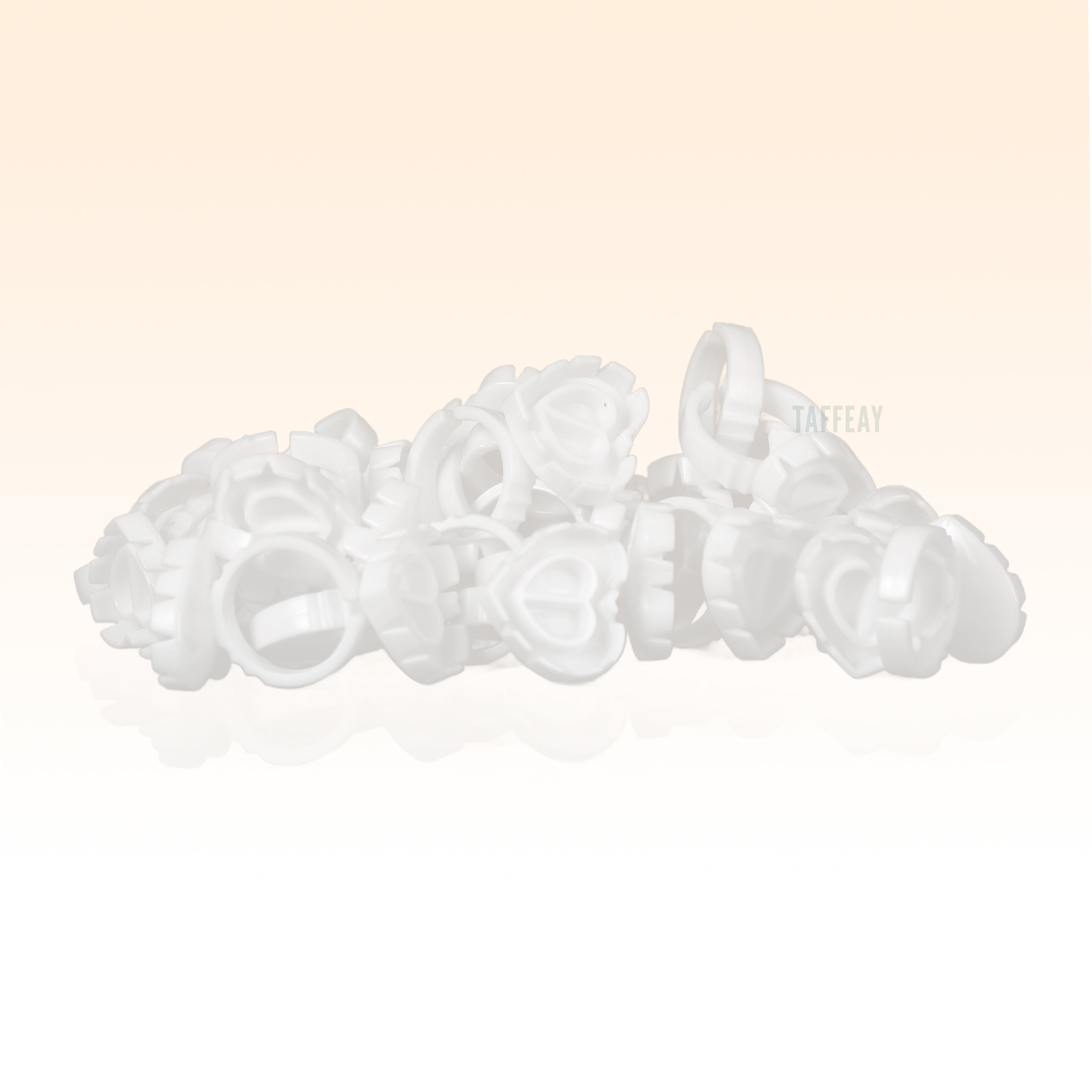 Taffeay Heart-Shaped Lash Glue Ring Cup